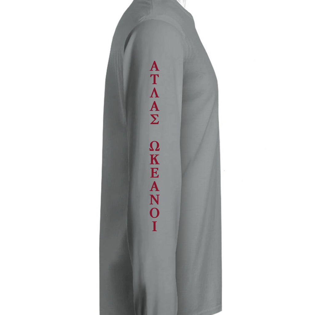 Atlas Oceans Signature Sleeve · Seal Grey · Sleeve Right
