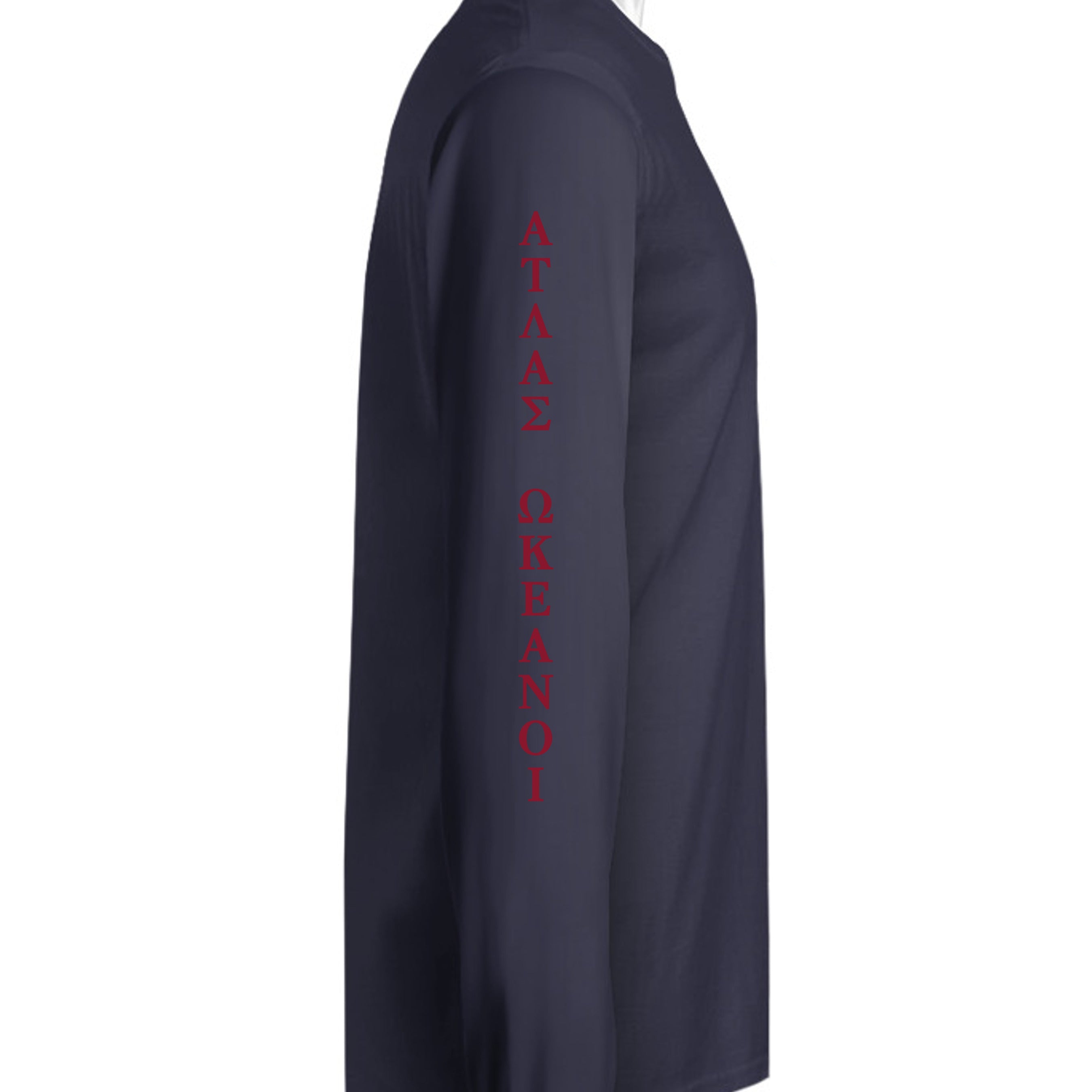 Atlas Oceans Signature Sleeve · Deep Navy · Sleeve Right