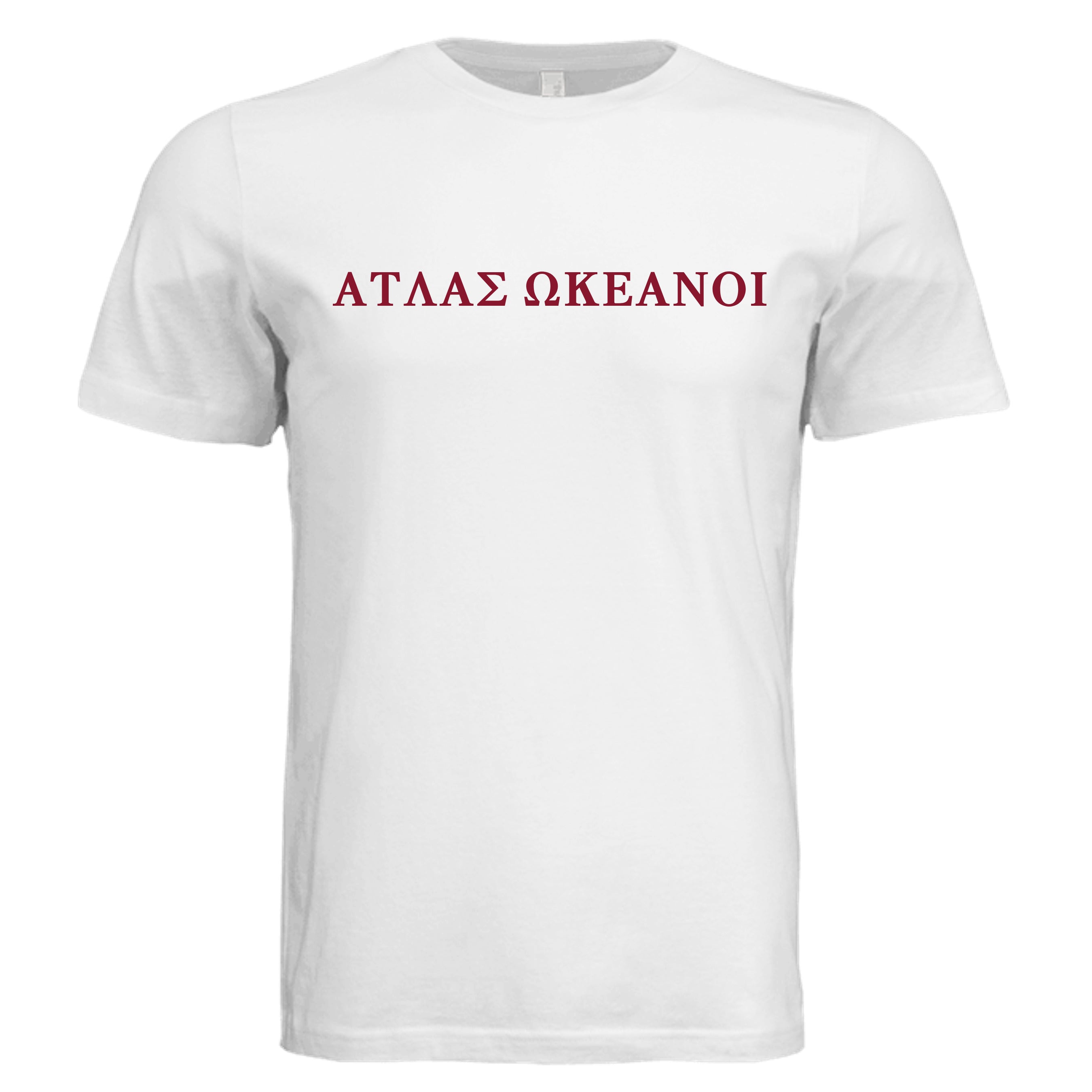 Atlas Oceans Titan Origin Tee · White Swell · Front