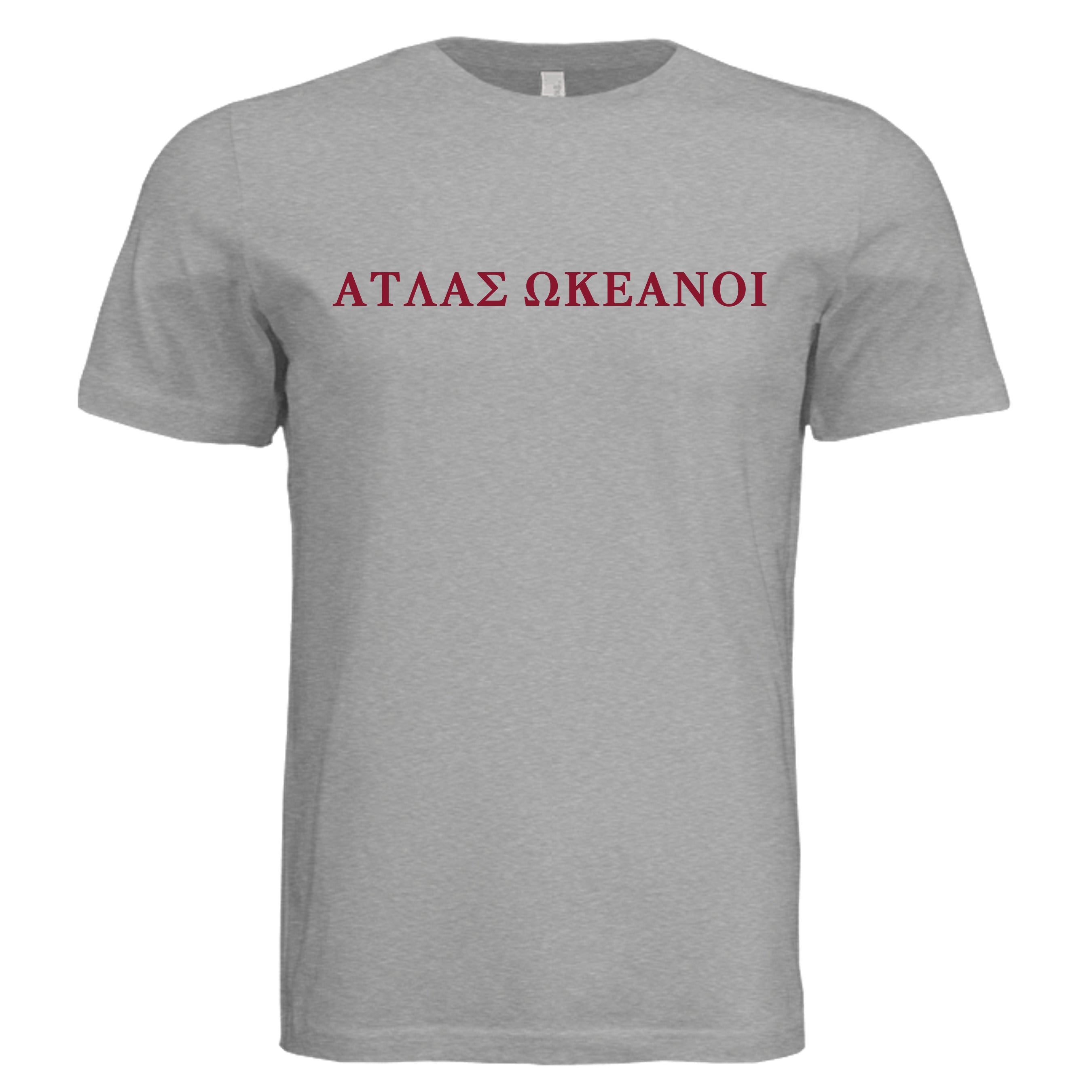 Atlas Oceans Titan Origin Tee · Seal Grey · Front