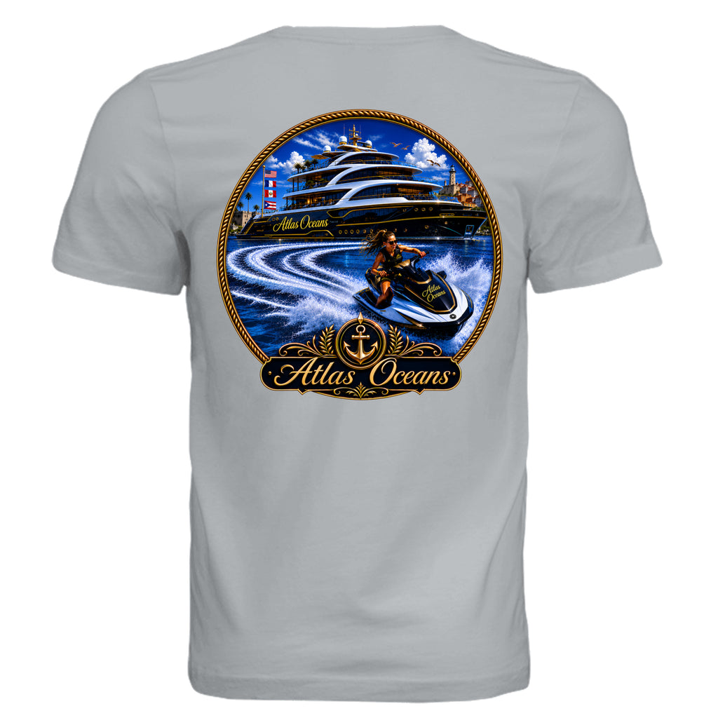 Atlas Oceans Yacht Donut Tee · Storm Coast · Back