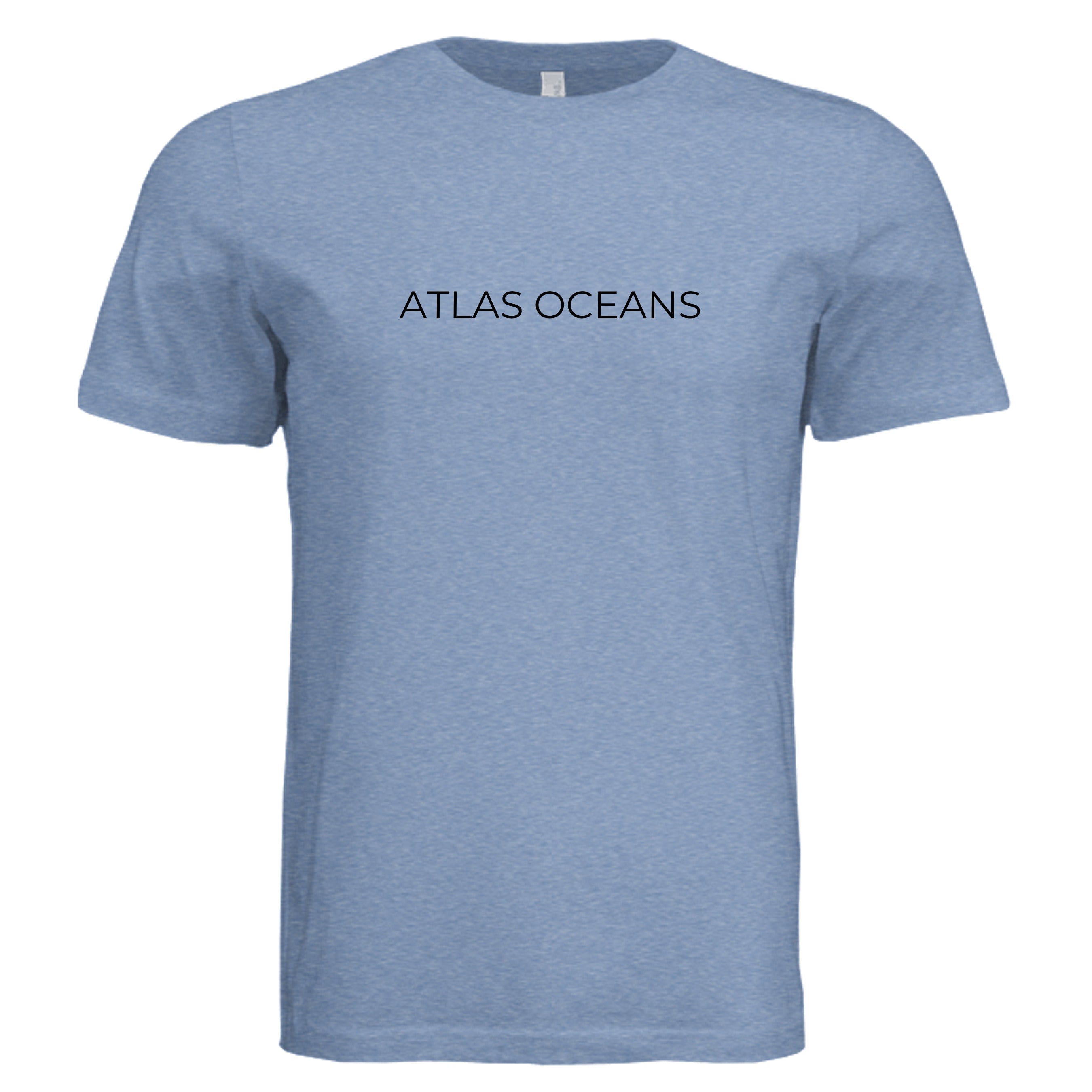 Atlas Oceans Yacht Donut Tee · Ocean Blue · Front