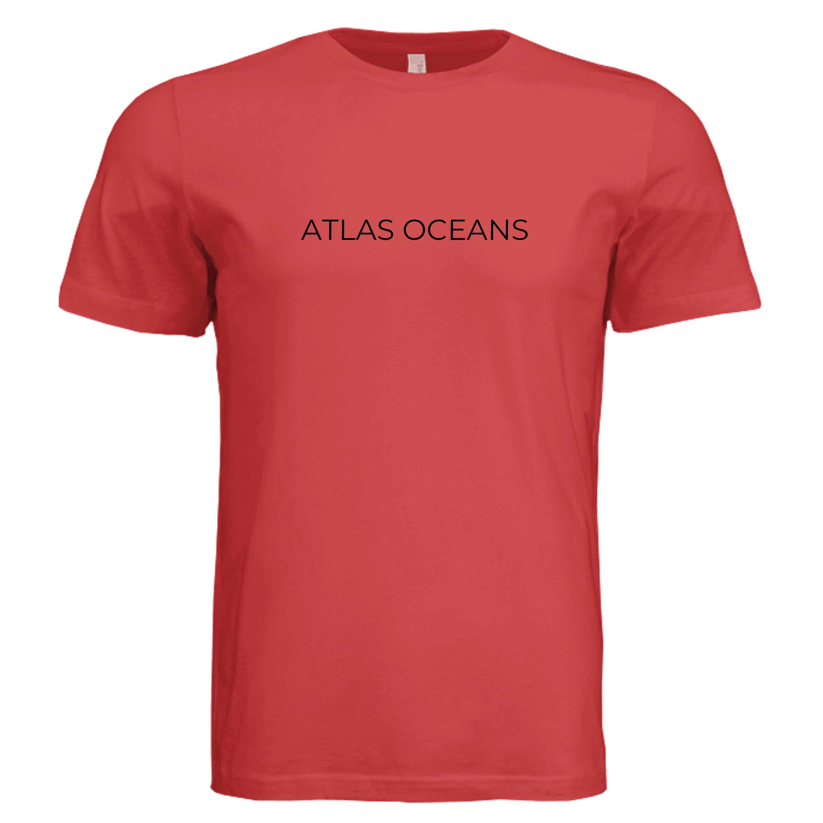 Atlas Oceans Yacht Donut Tee · Reef Red · Front