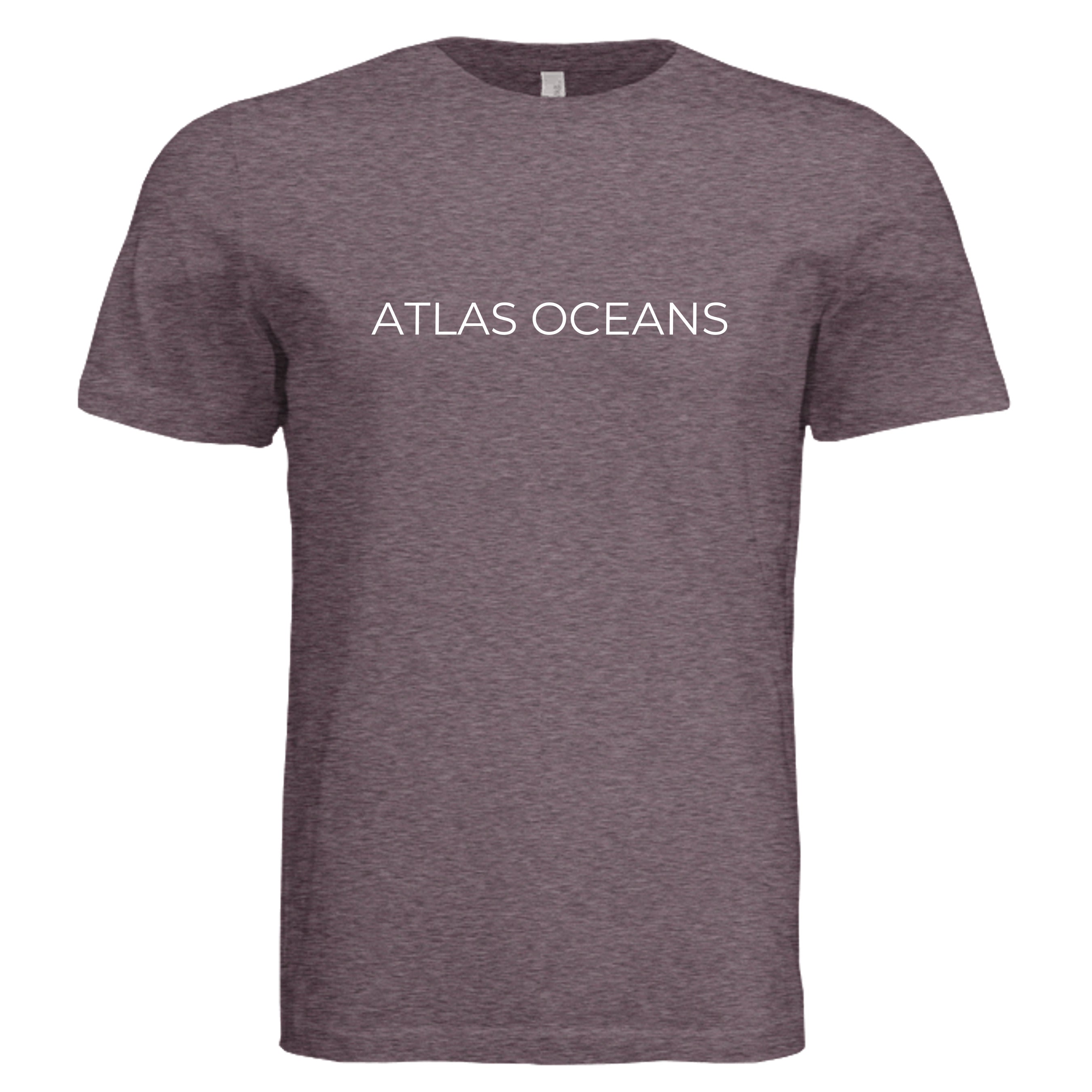 Atlas Oceans Eco-Superyacht Tee · Reef Claret · Front