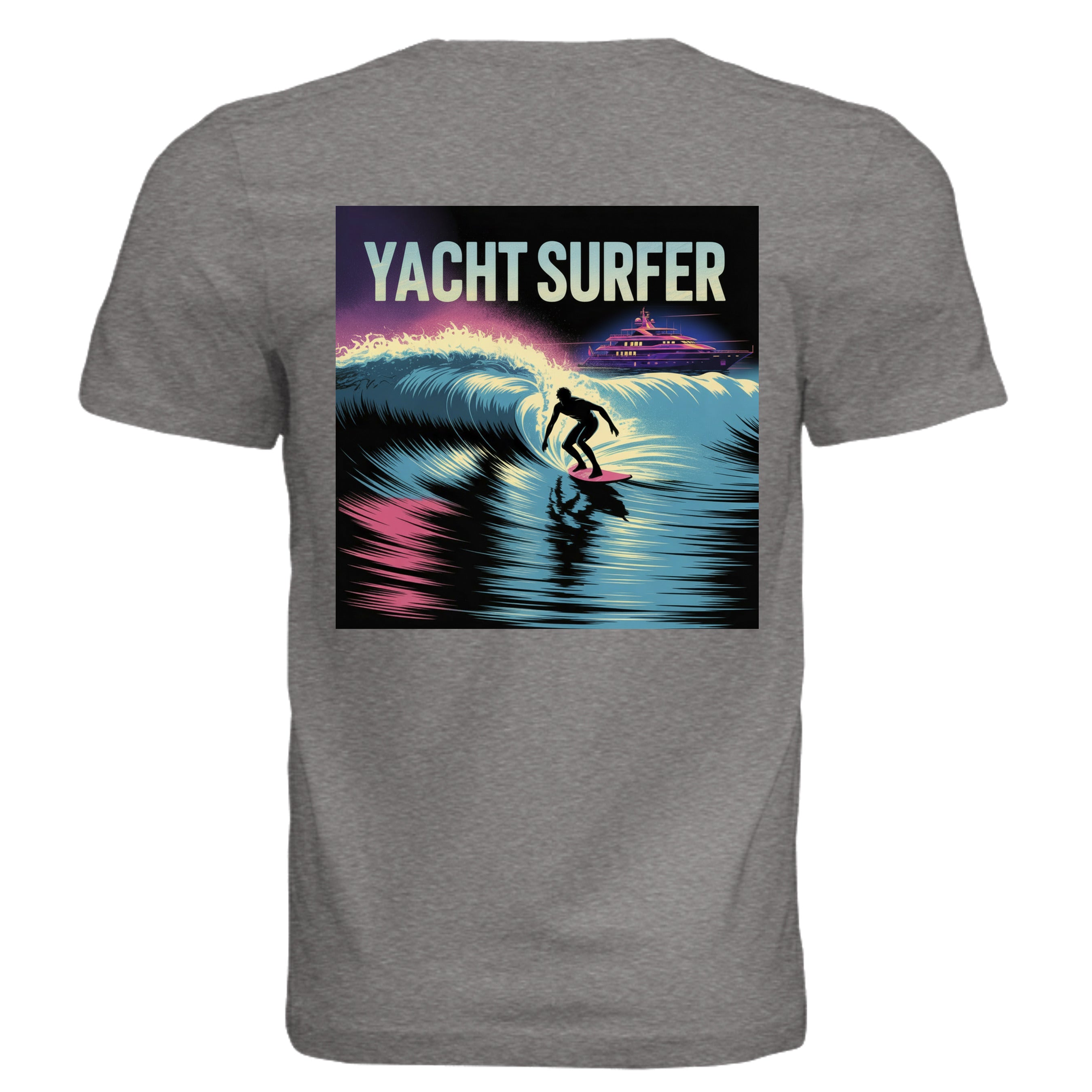 Atlas Oceans Yacht Surfer Tee · Dusk Grey · Back