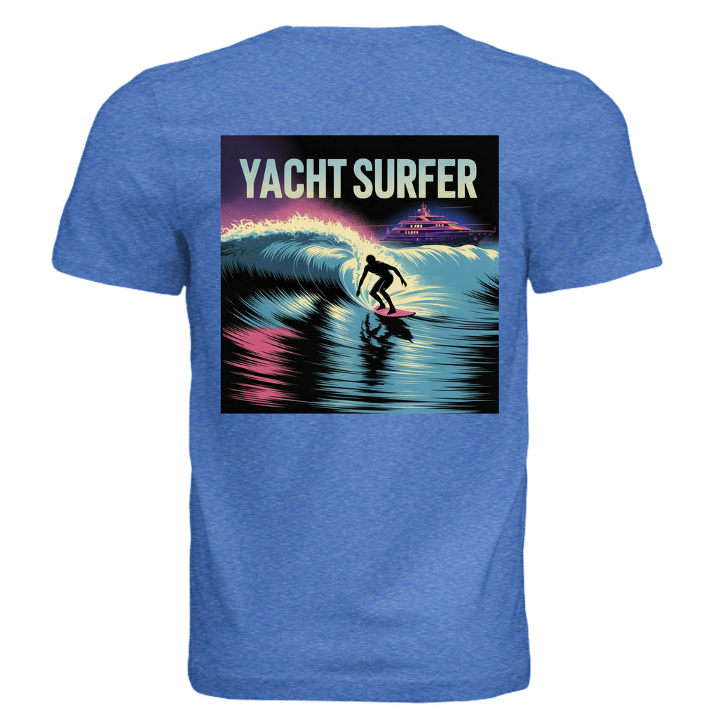 Atlas Oceans Yacht Surfer Tee · Marina Blue · Back