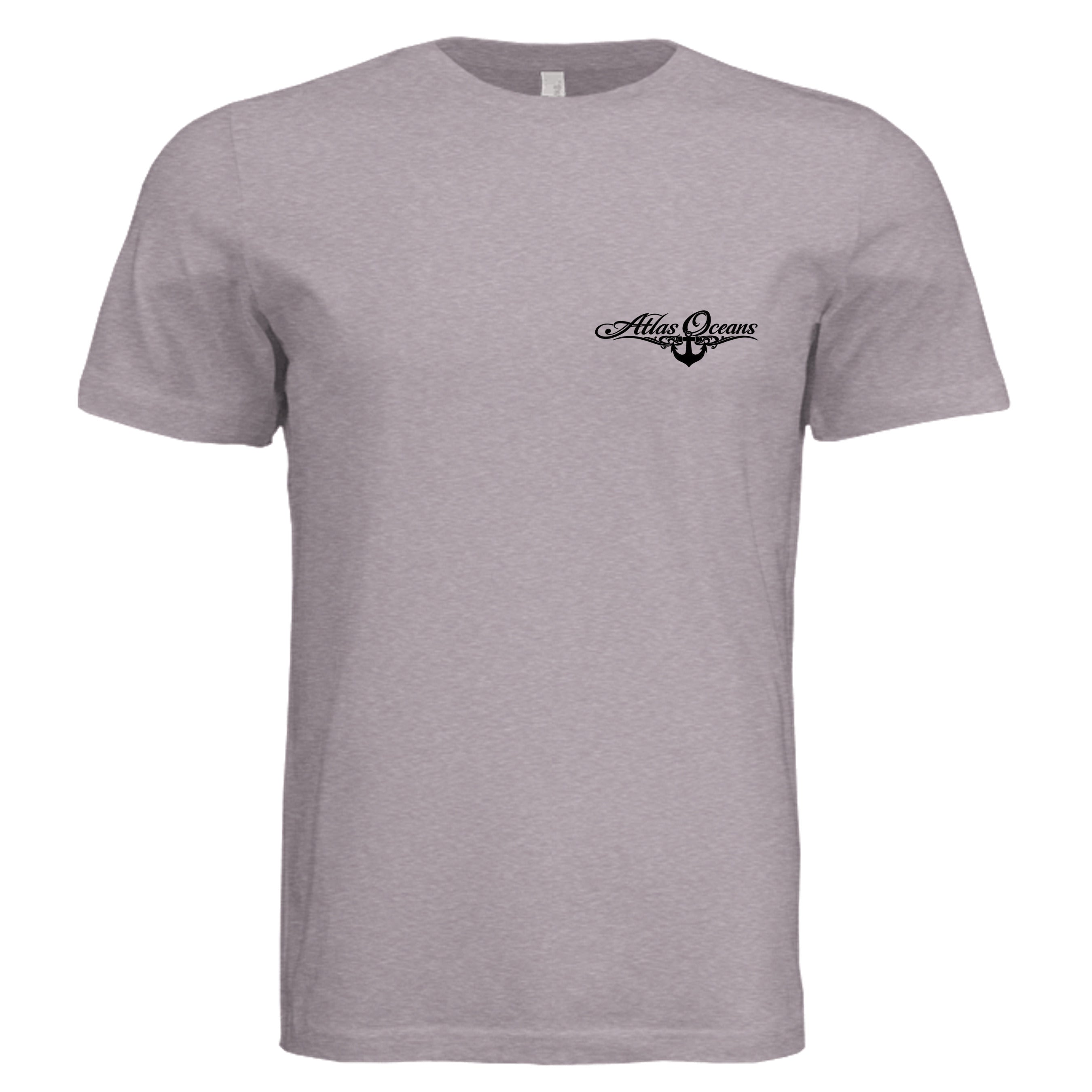 Atlas Oceans Yacht Surfer Tee · Pebble Shore · Front