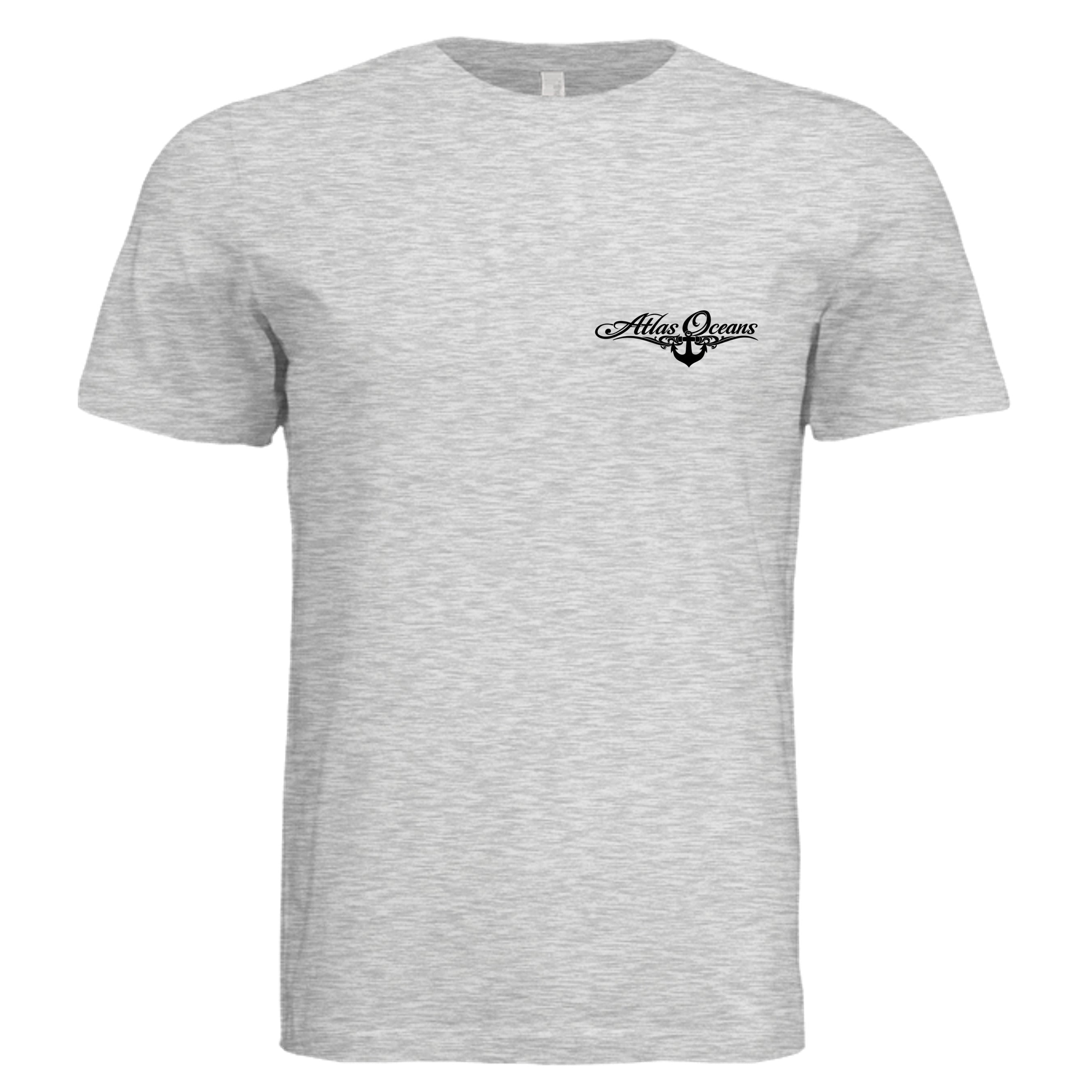 Atlas Oceans Yacht Surfer Tee · Pearl White · Front