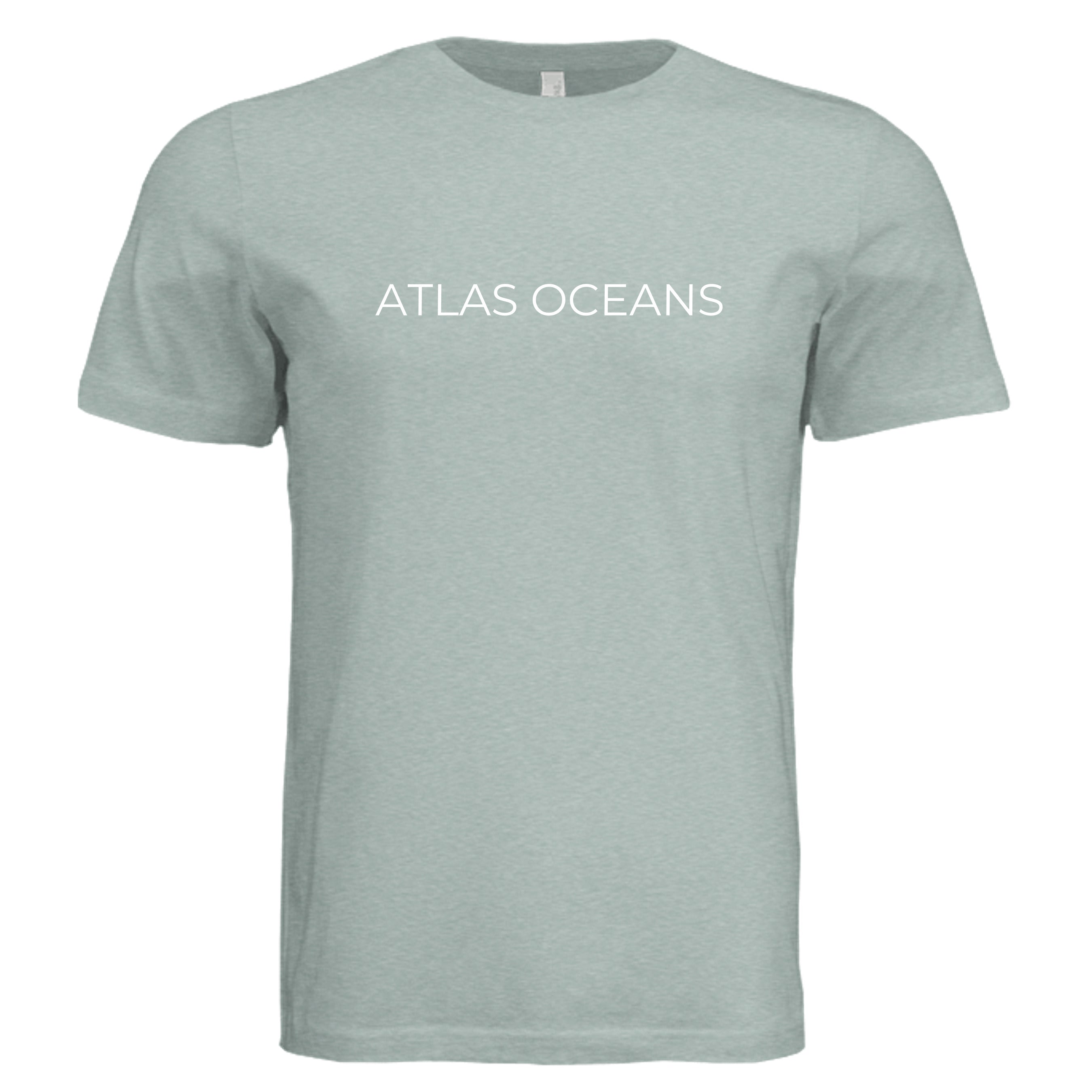 Atlas Oceans Reef Break Tee · Sea Mist · Front