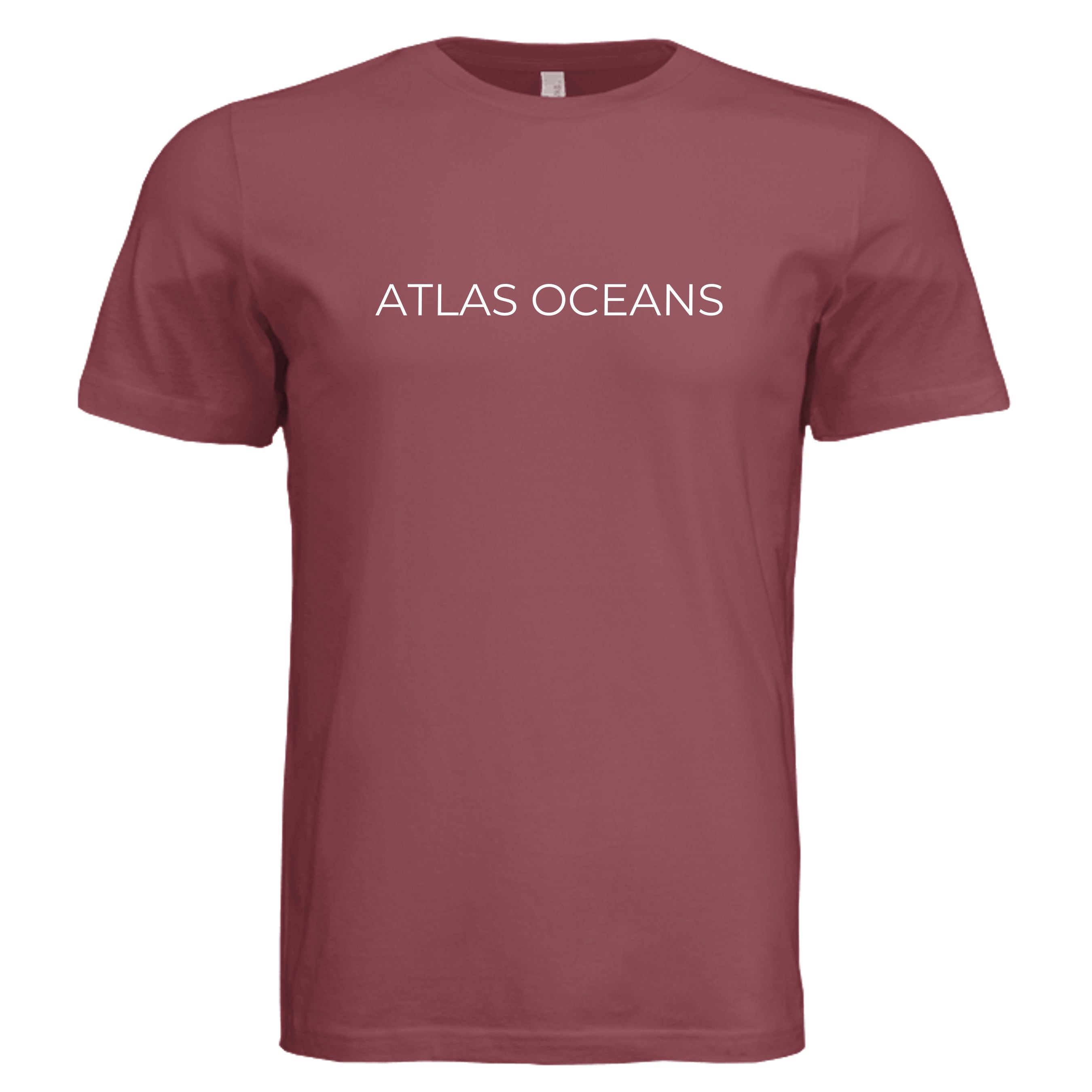 Atlas Oceans Reef Break Tee · Reef Red · Front
