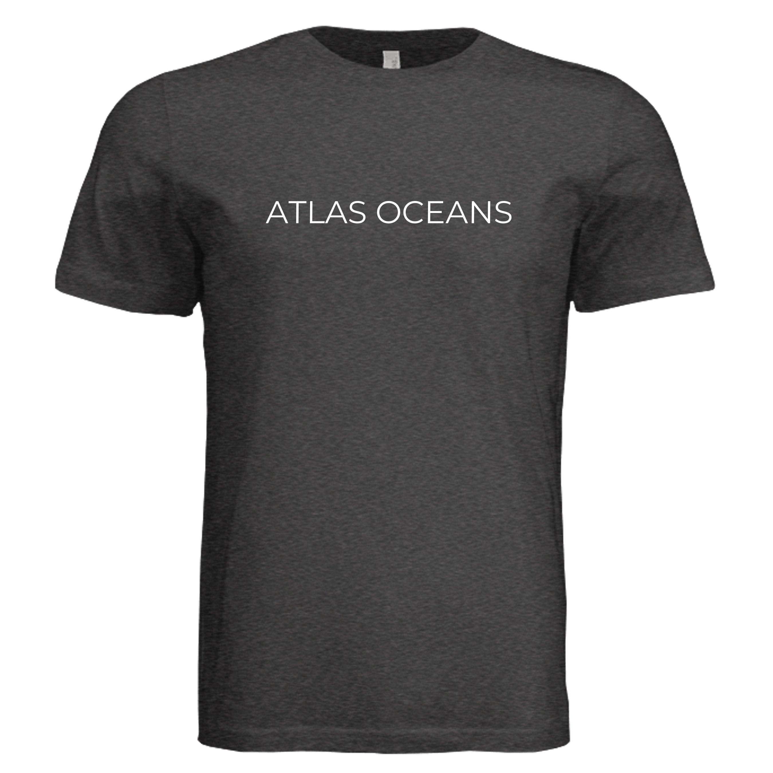 Atlas Oceans Reef Break Tee · Coastal Charcoal · Front