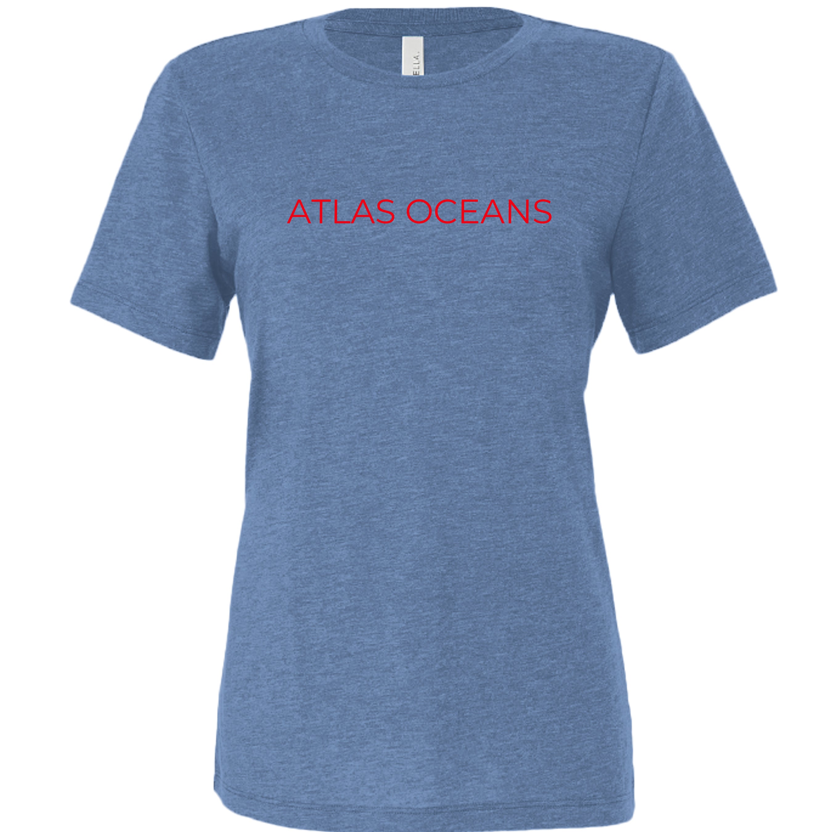 Atlas Oceans Last Set Women's Tee · Ocean Blue · Front