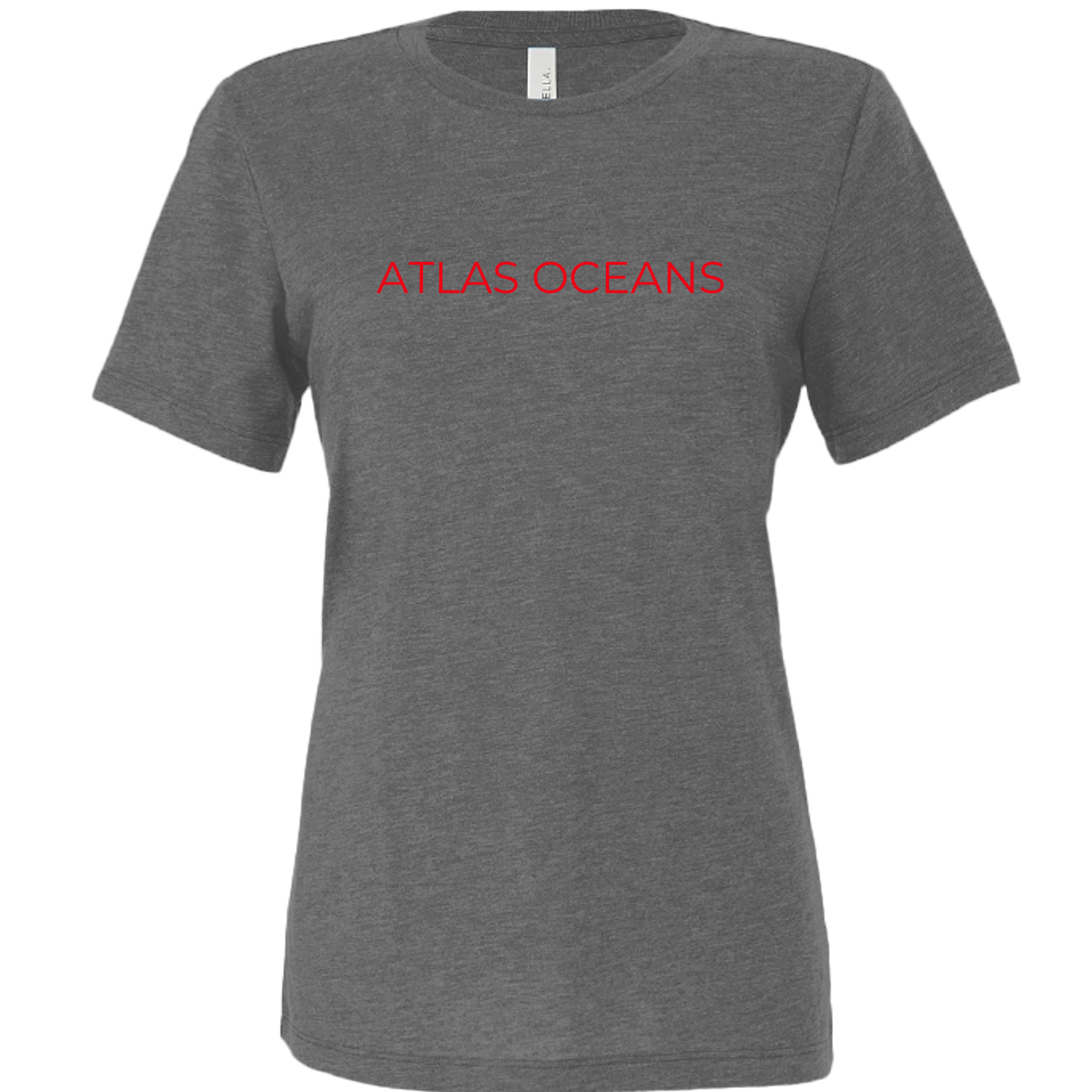 Atlas Oceans Last Set Women's Tee · Surf Grey · Front