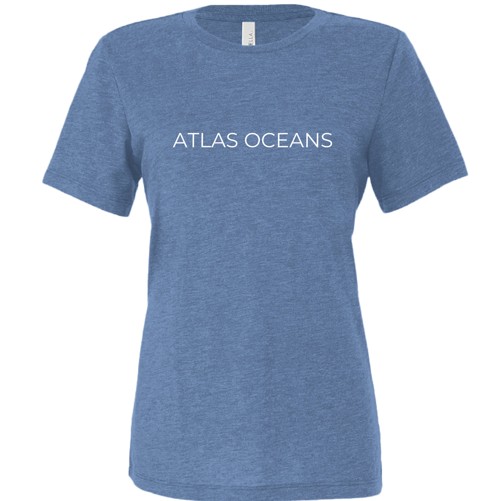 Atlas Oceans Siren Lounge Top · Marina Blue · Front