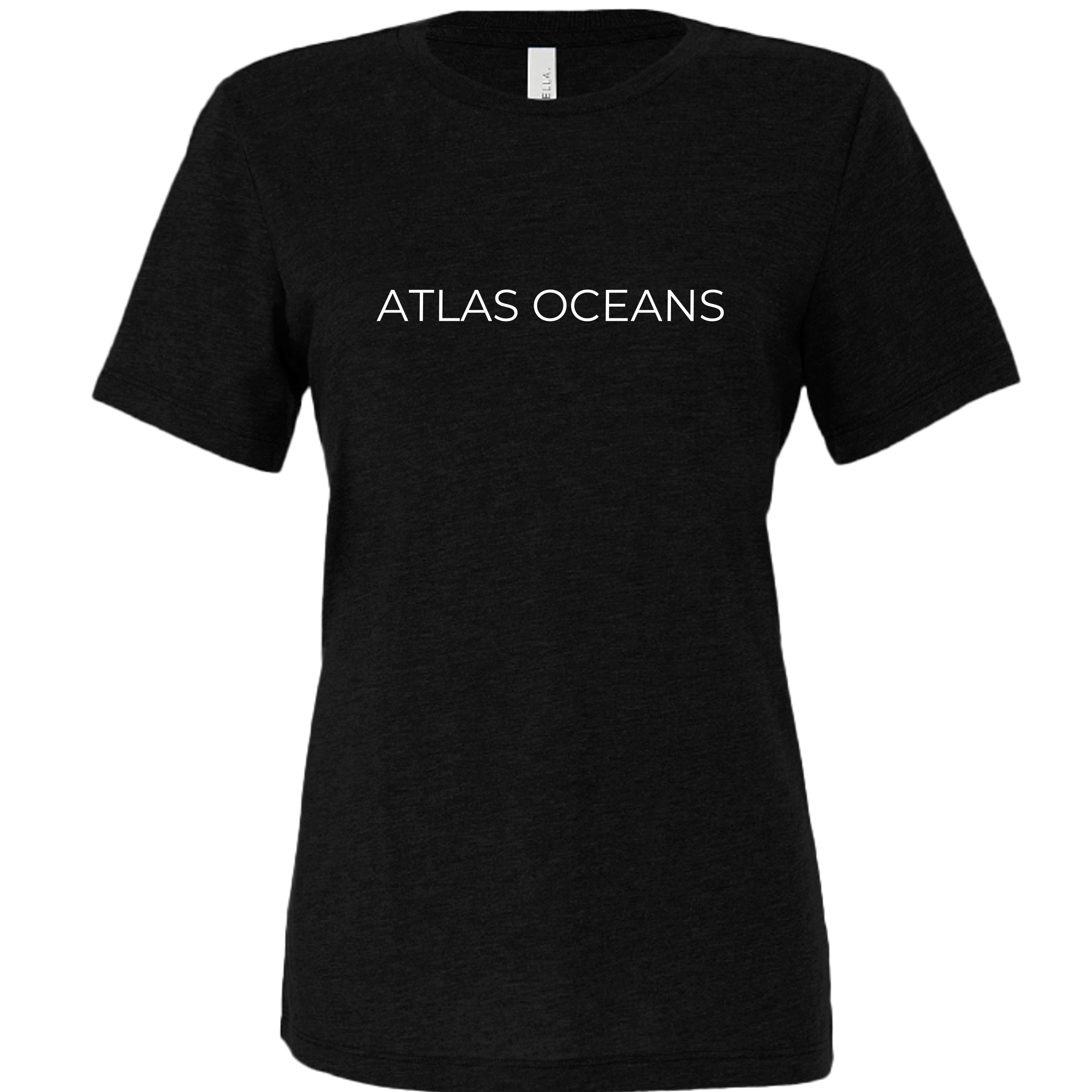 Atlas Oceans Siren Lounge Top · Midnight Black · Front