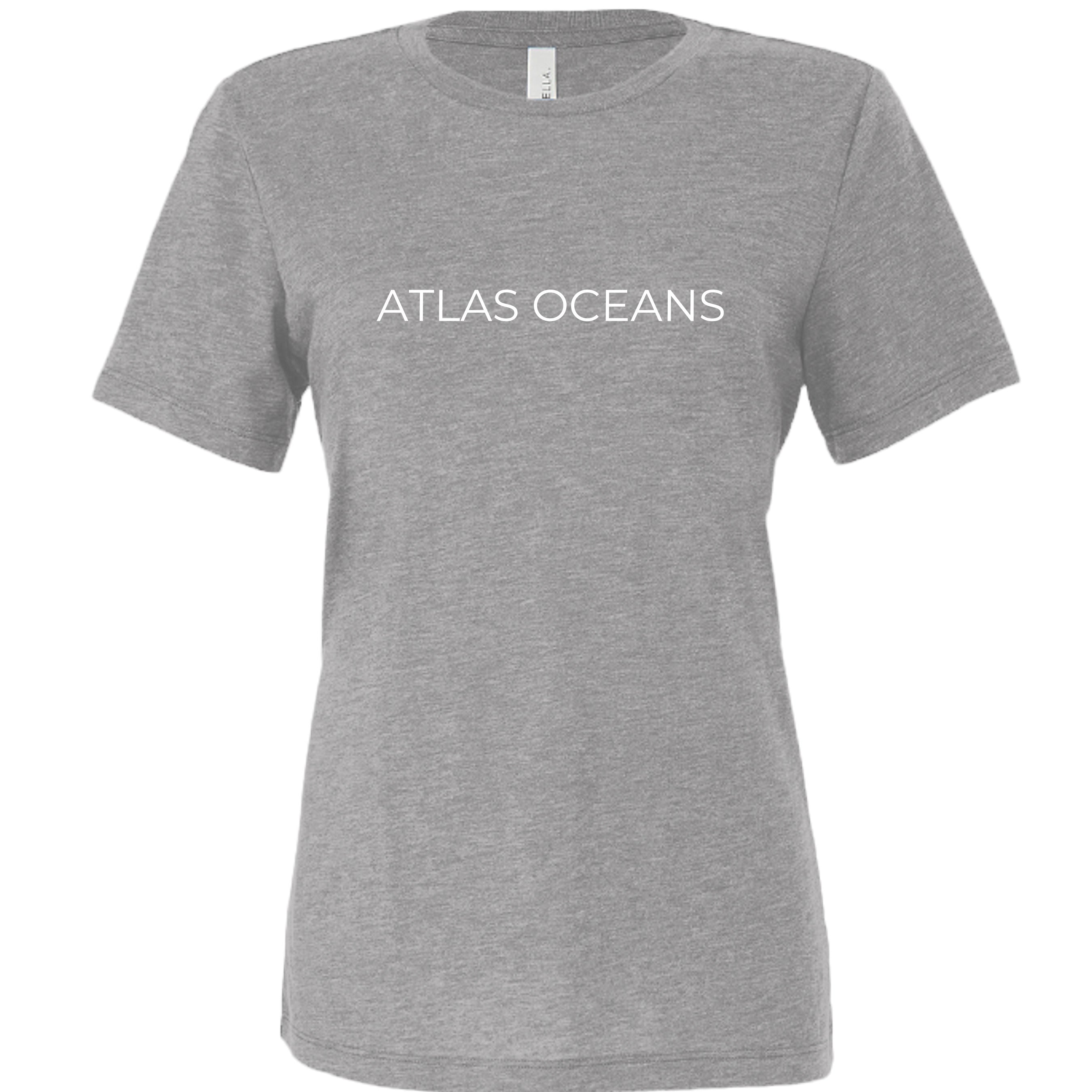 Atlas Oceans Siren Lounge Top · Seal Grey · Front