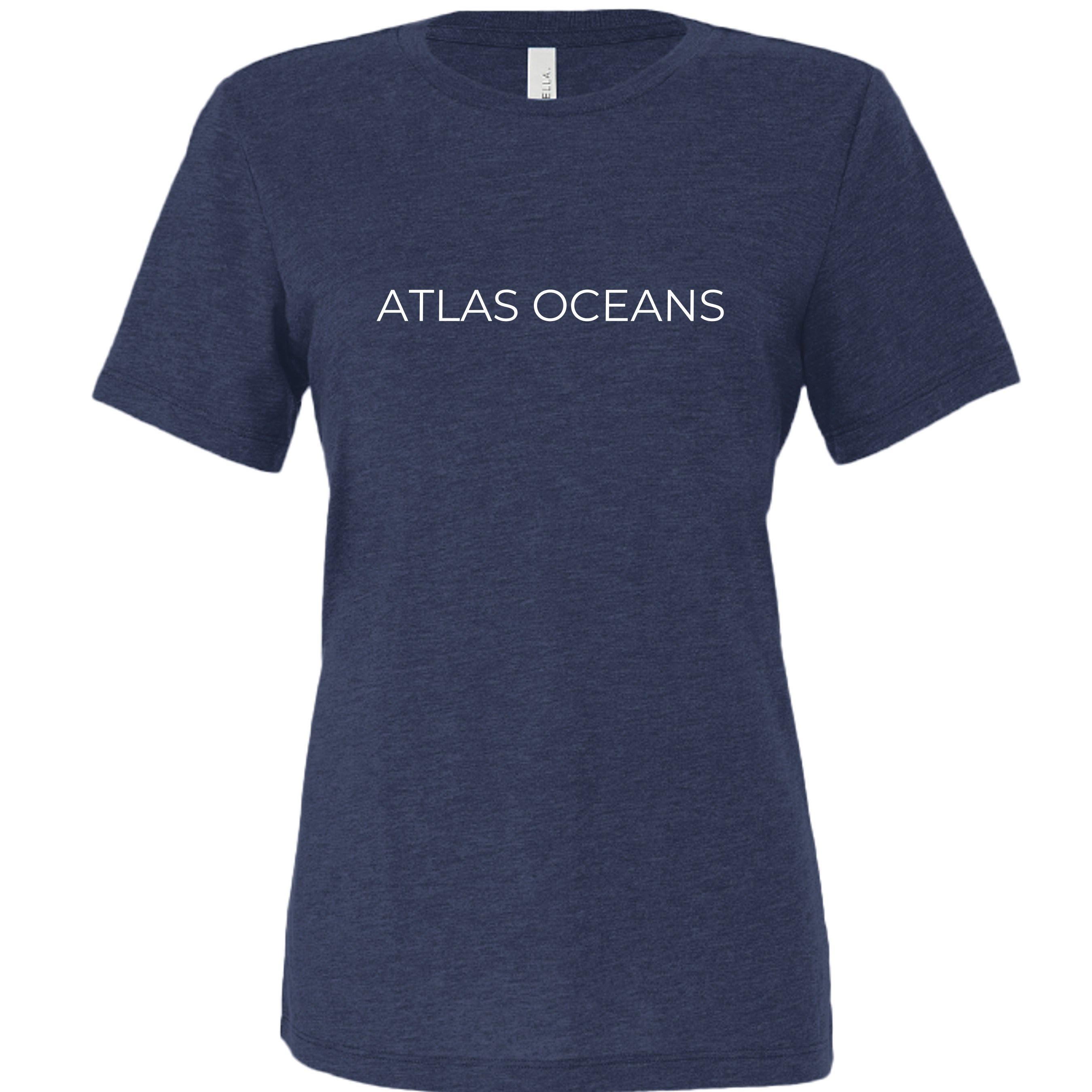 Atlas Oceans Siren Lounge Top · Deep Navy · Front