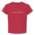 Atlas Oceans Girls Swell Toddler T-Shirt · Reef Red · Front