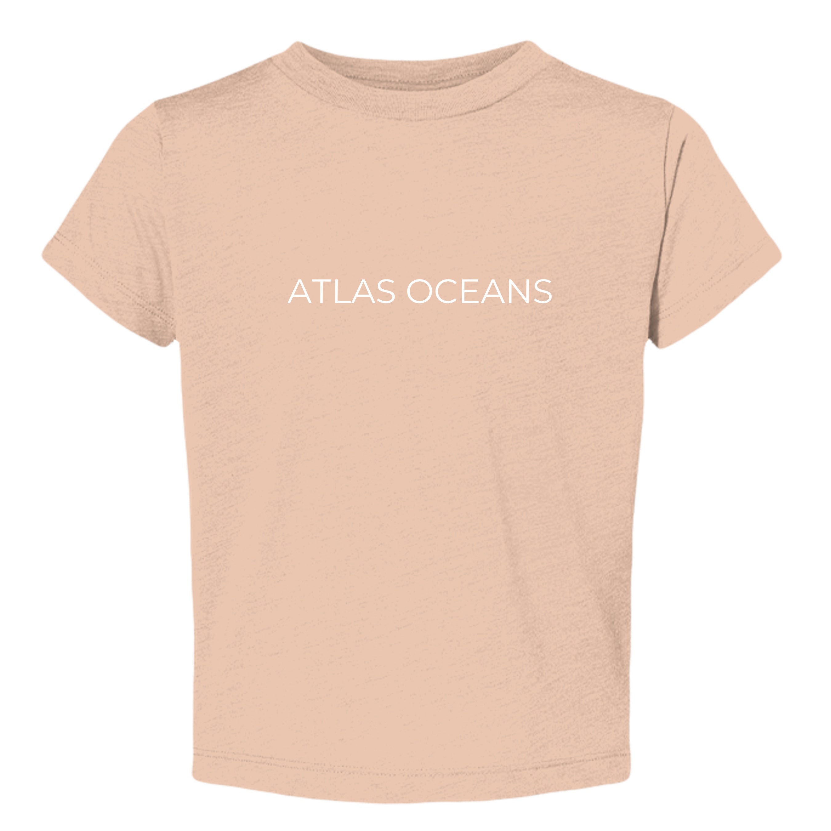 Atlas Oceans Girls Swell Toddler T-Shirt · Blush Tide · Front