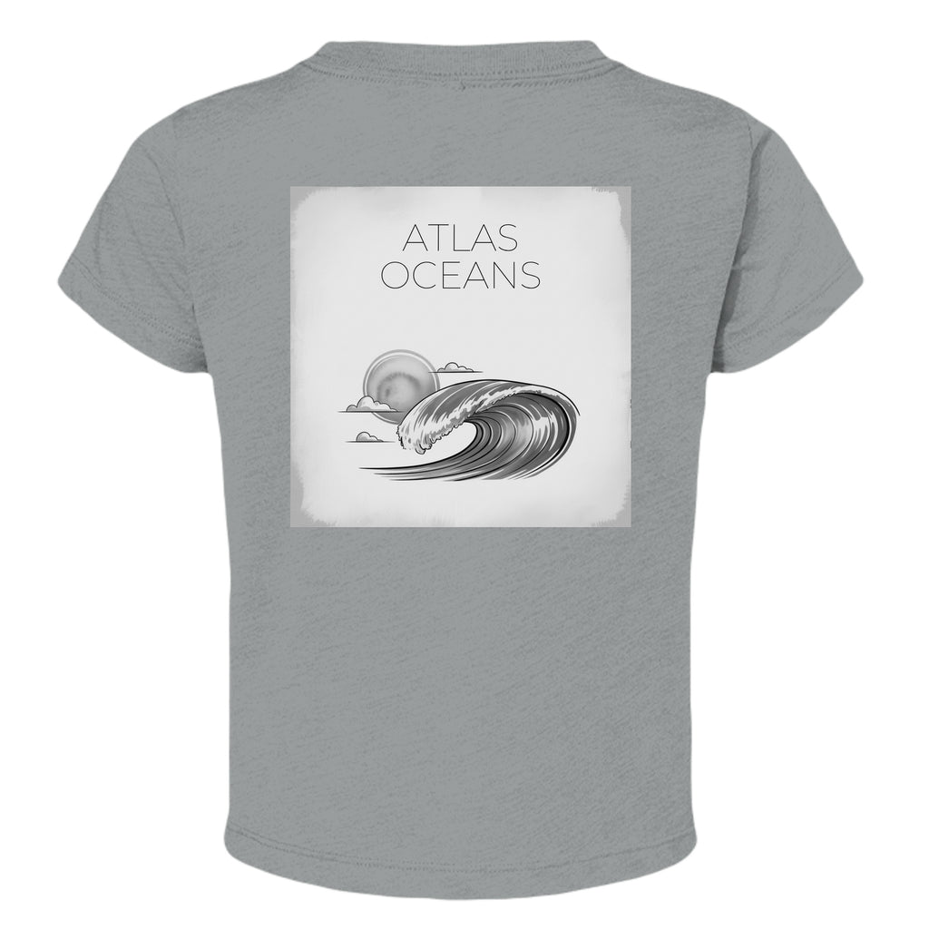 Atlas Oceans Art Class Toddler T-Shirt · Storm Coast · Back