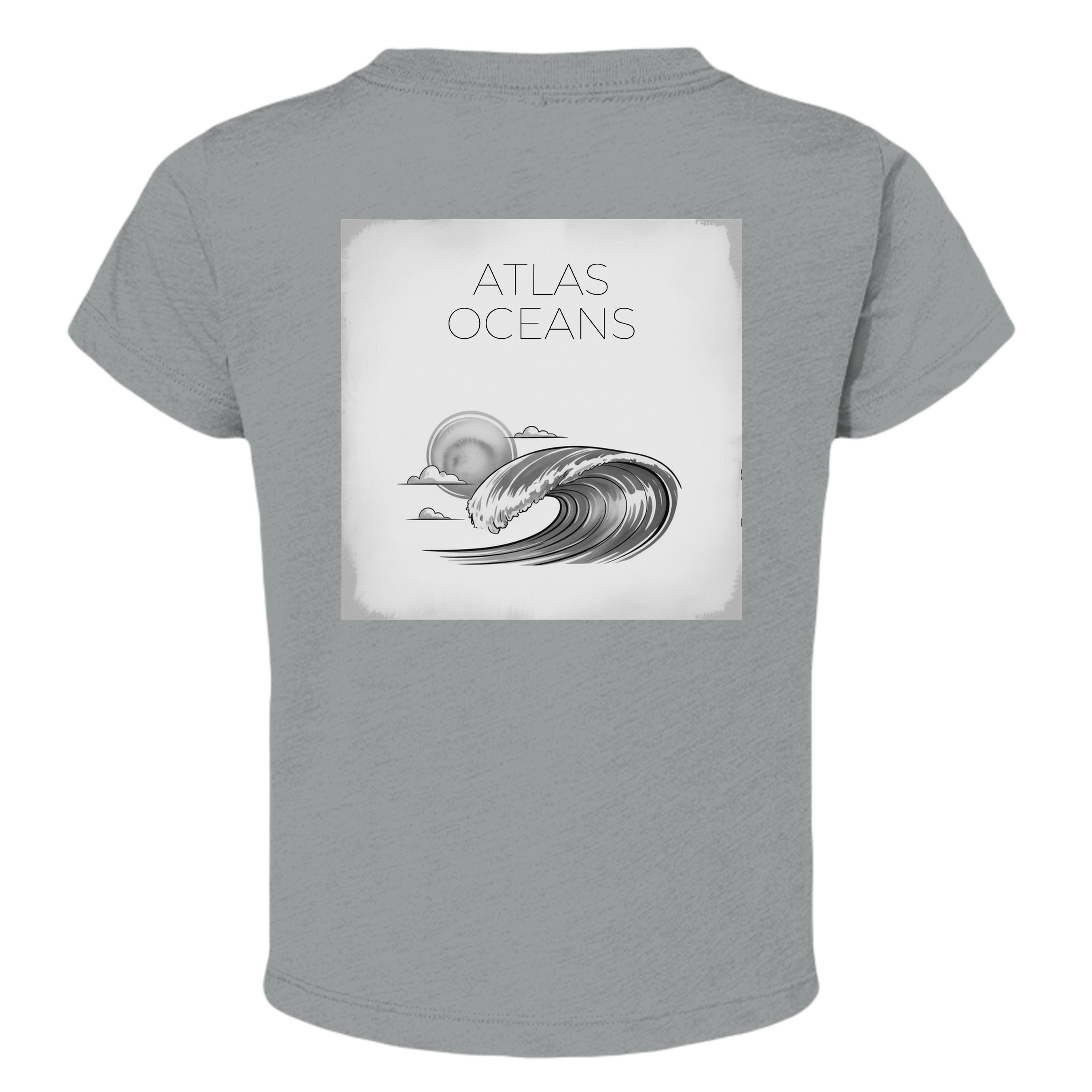 Atlas Oceans Art Class Toddler T-Shirt · Storm Coast · Back