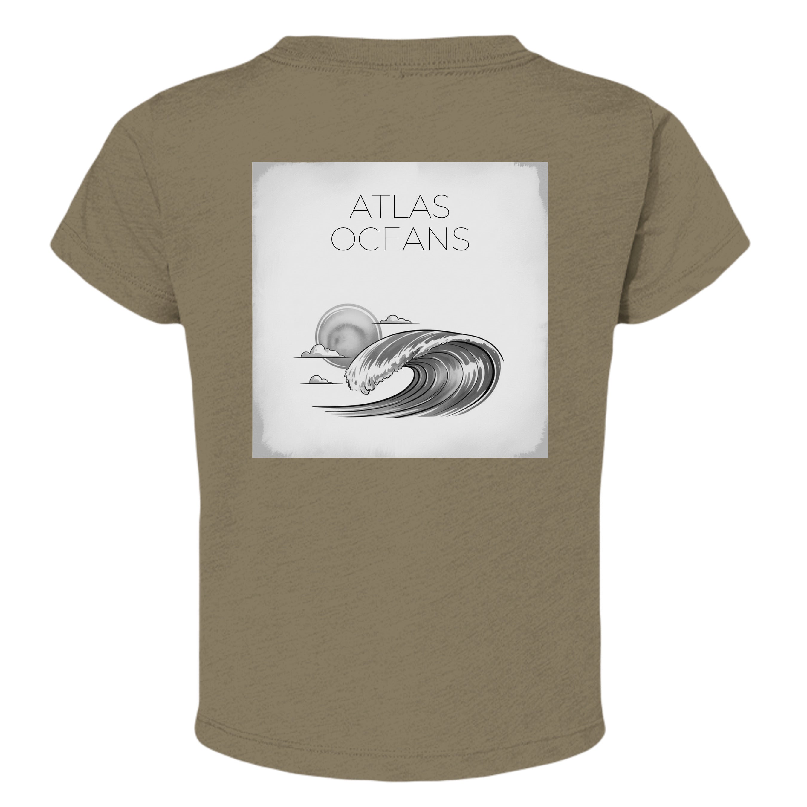 Atlas Oceans Art Class Toddler T-Shirt · Sea Grass · Back