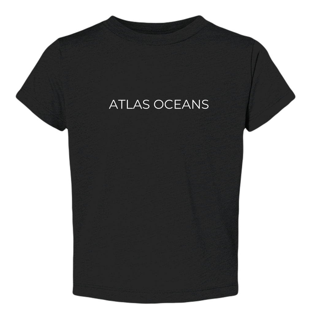 Atlas Oceans Art Class Toddler T-Shirt · Midnight Black · Front
