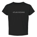 Atlas Oceans Art Class Toddler T-Shirt · Midnight Black · Front