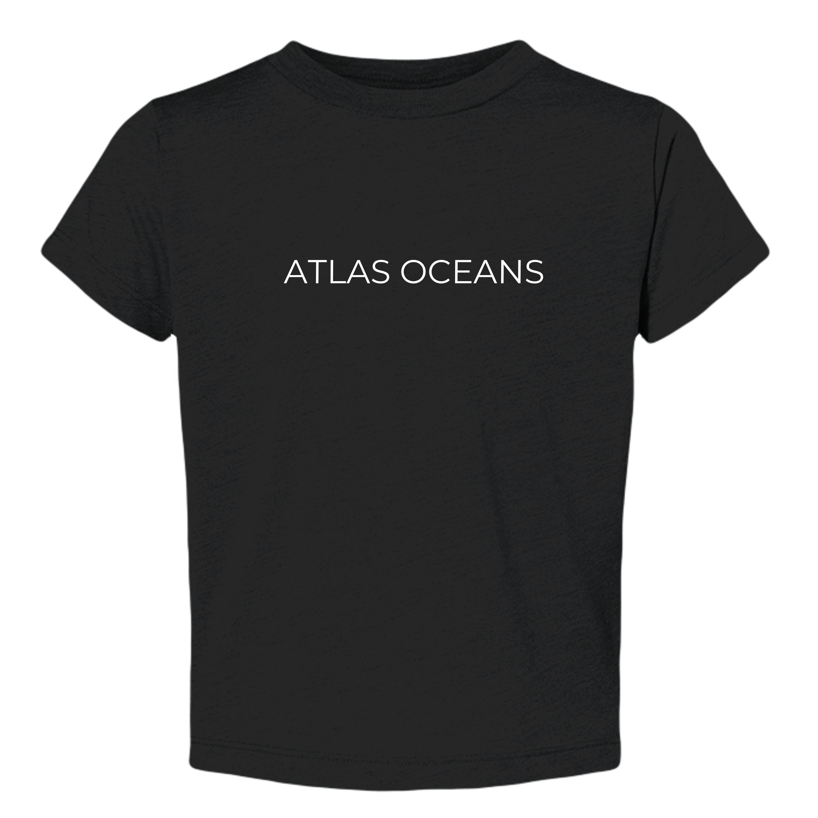 Atlas Oceans Art Class Toddler T-Shirt · Midnight Black · Front