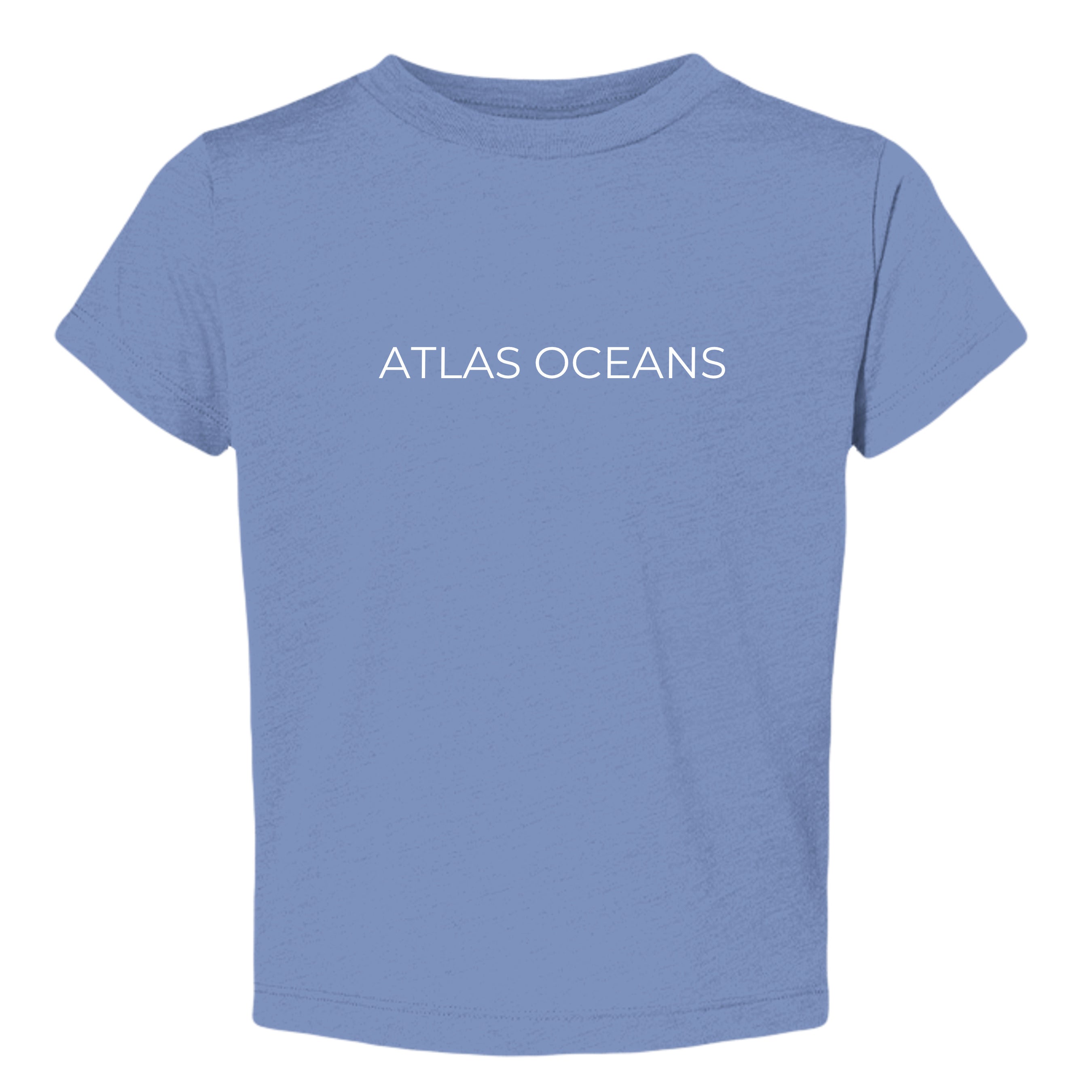 Atlas Oceans Art Class Toddler T-Shirt · Marina Blue · Front