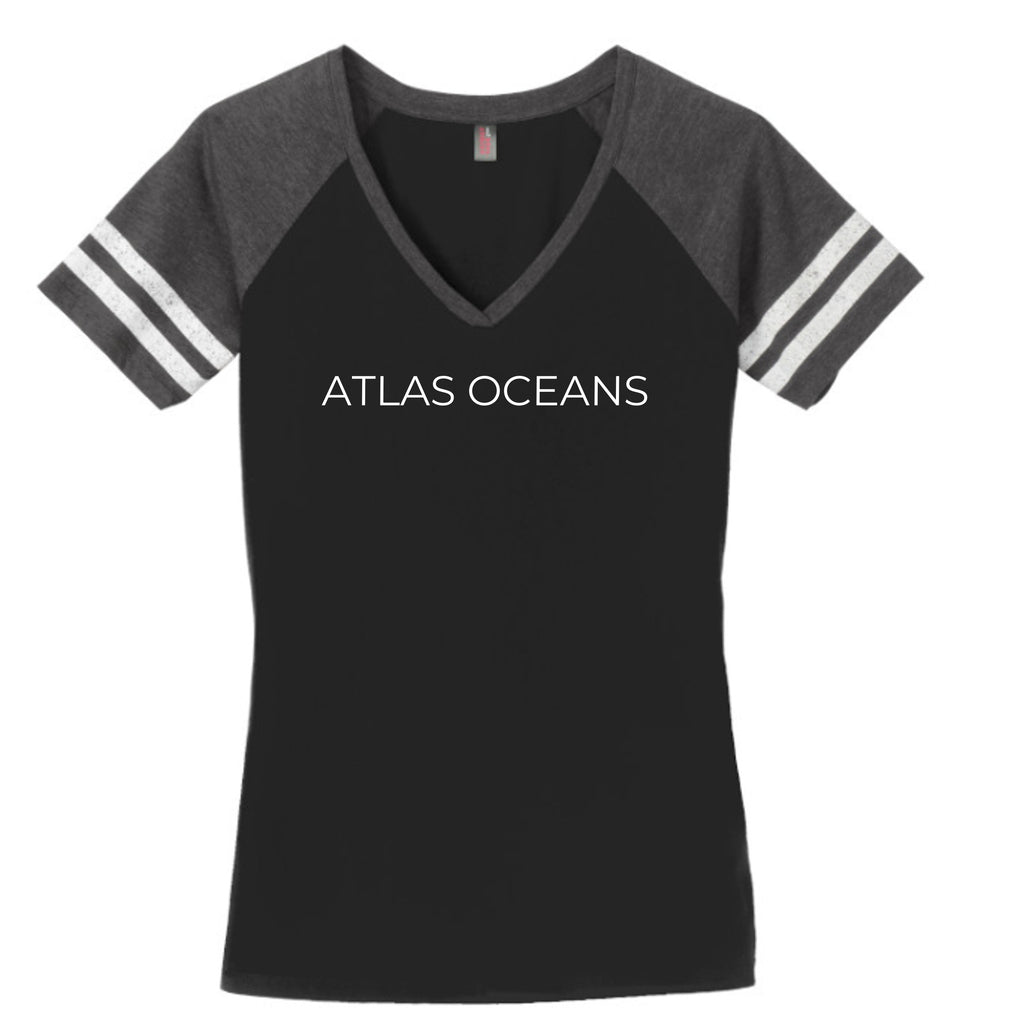 Atlas Oceans Volley Night T-Shirt · Midnight Black · Front