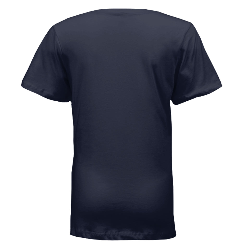 Atlas Oceans Women's Aft Deck V-Neck Tee · Deep Navy · Back