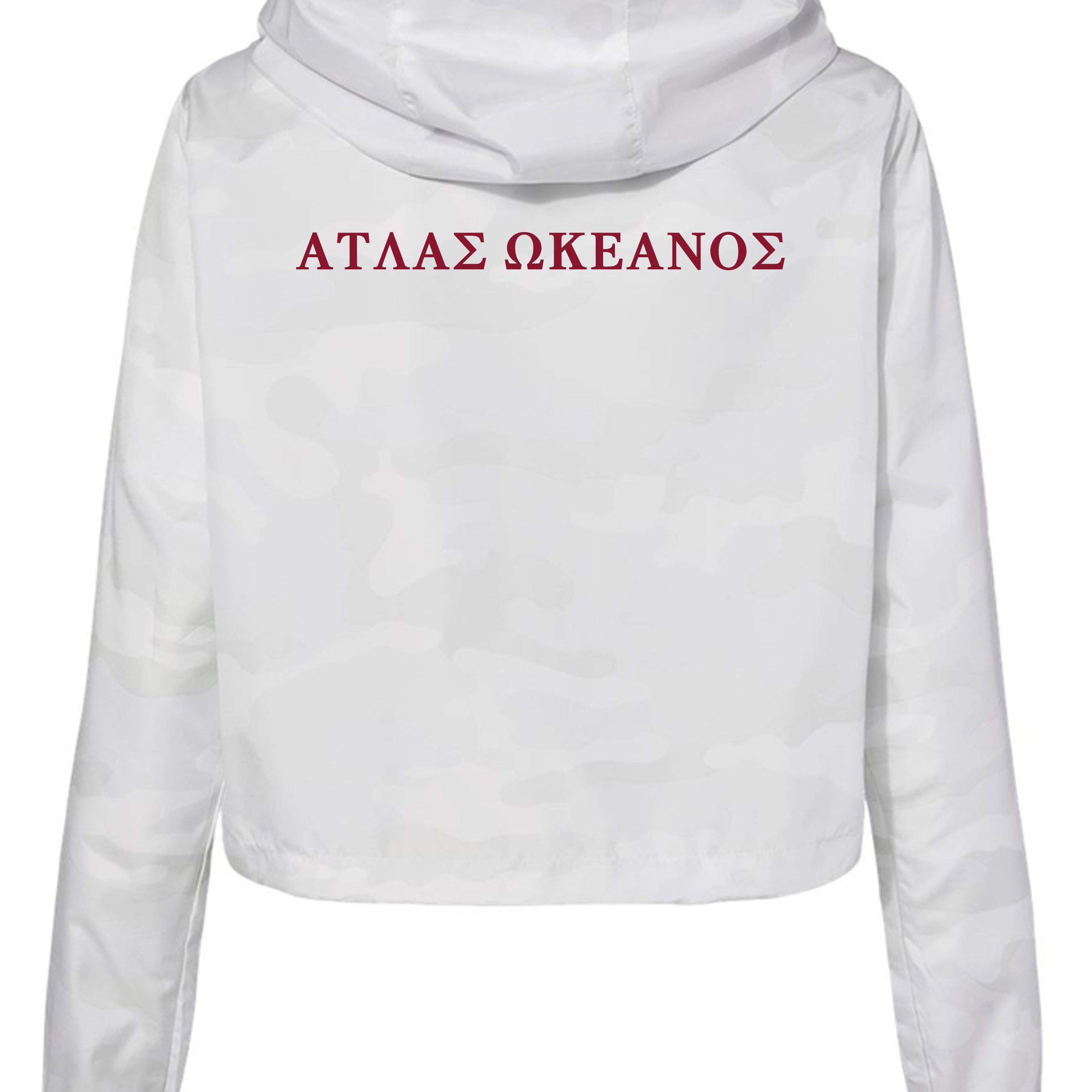 Atlas Oceans Drizzle Windbreaker · Mist Camo · Back