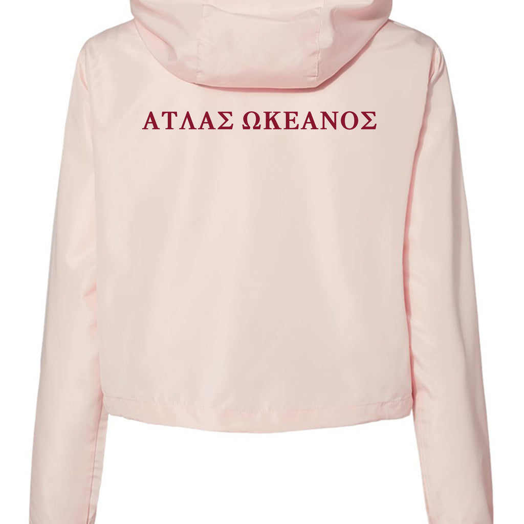 Atlas Oceans Drizzle Windbreaker · Coral Shell · Back
