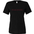 Atlas Oceans Peace Tee · Midnight Black · Front