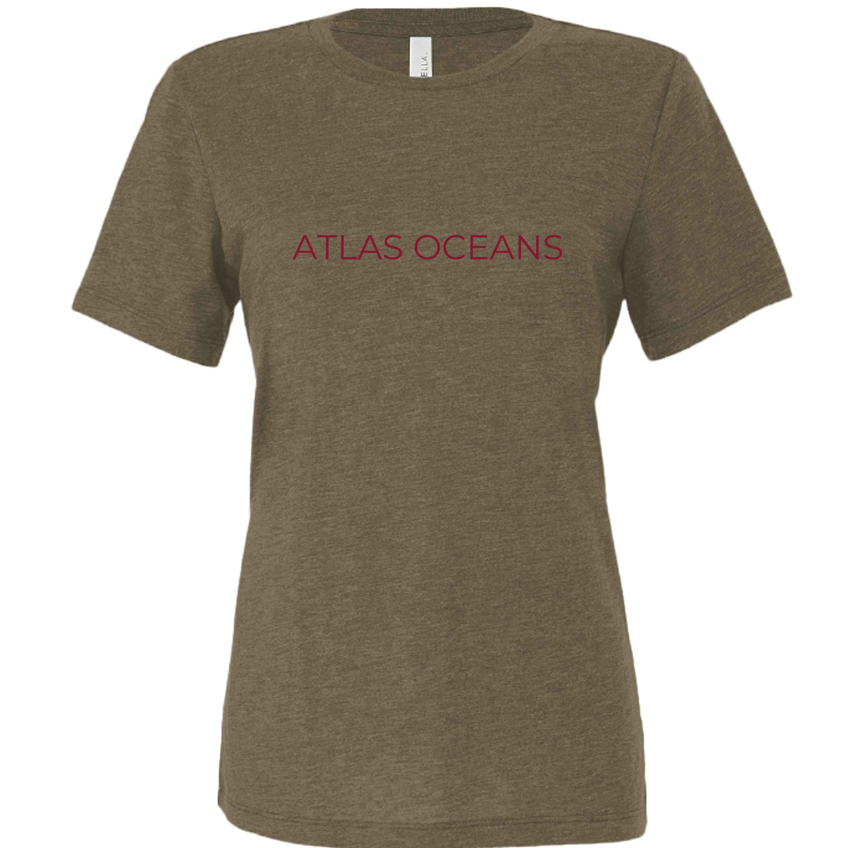 Atlas Oceans Peace Tee · Sea Grass · Front
