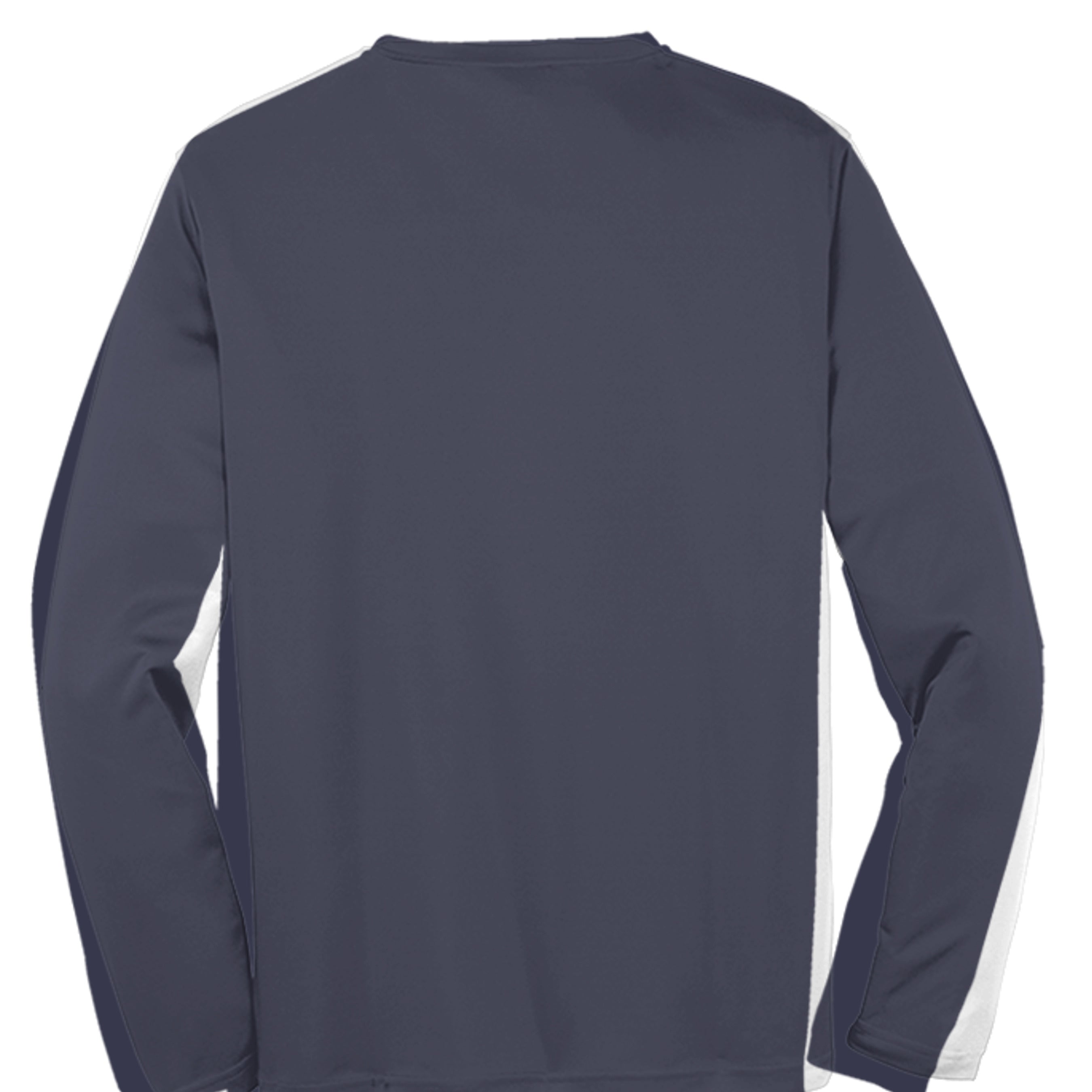 Atlas Oceans Team Long Sleeve Performance Tee · Deep Navy · Back