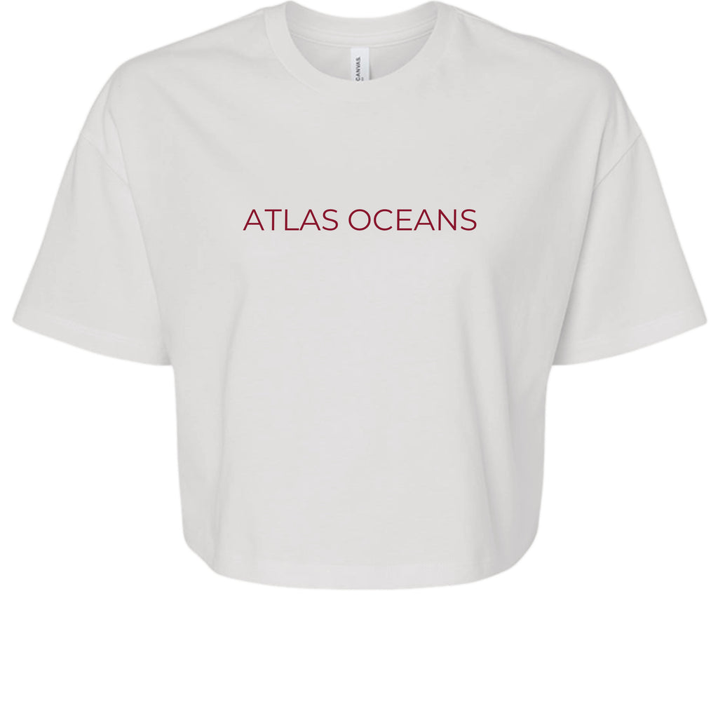Atlas Oceans My Wave Girls T-Shirt · Pearl White · Front