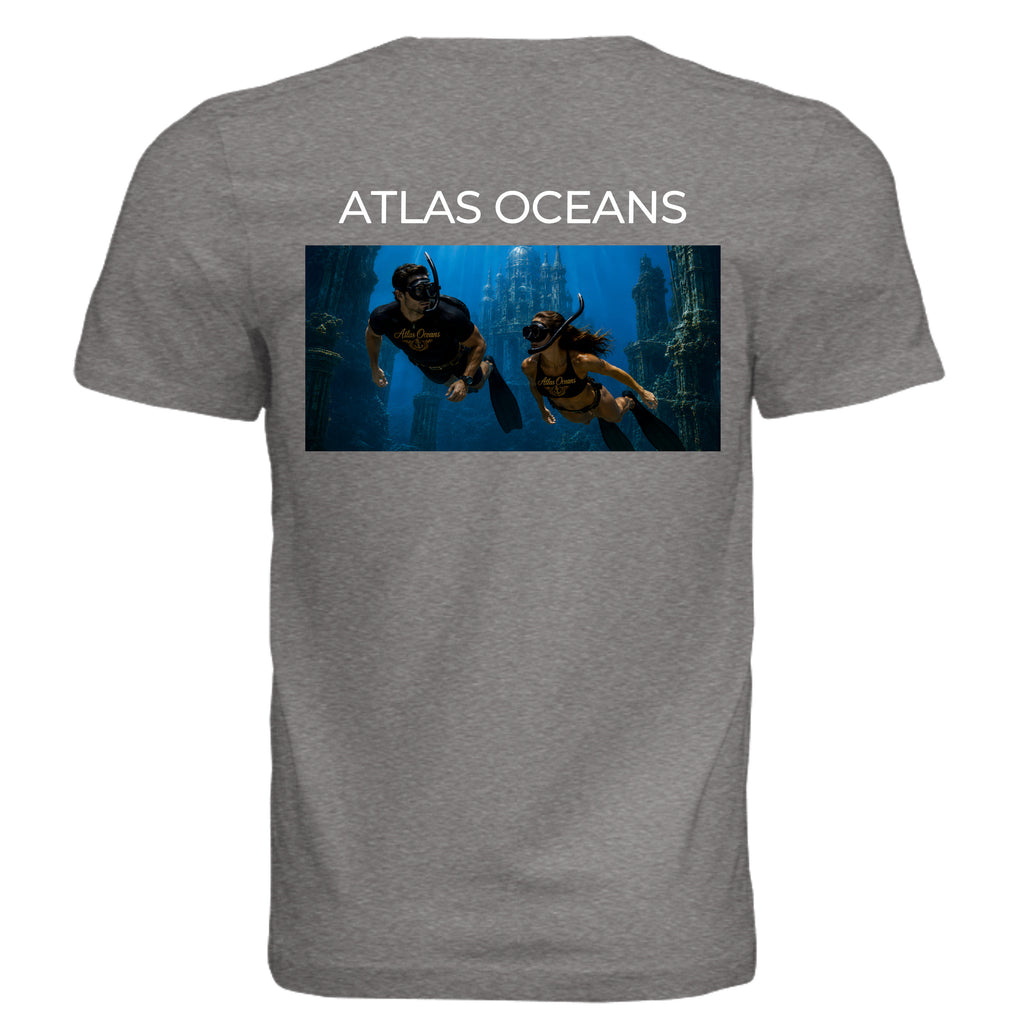 Atlas Oceans True Dive Tee · Dusk Grey · Back