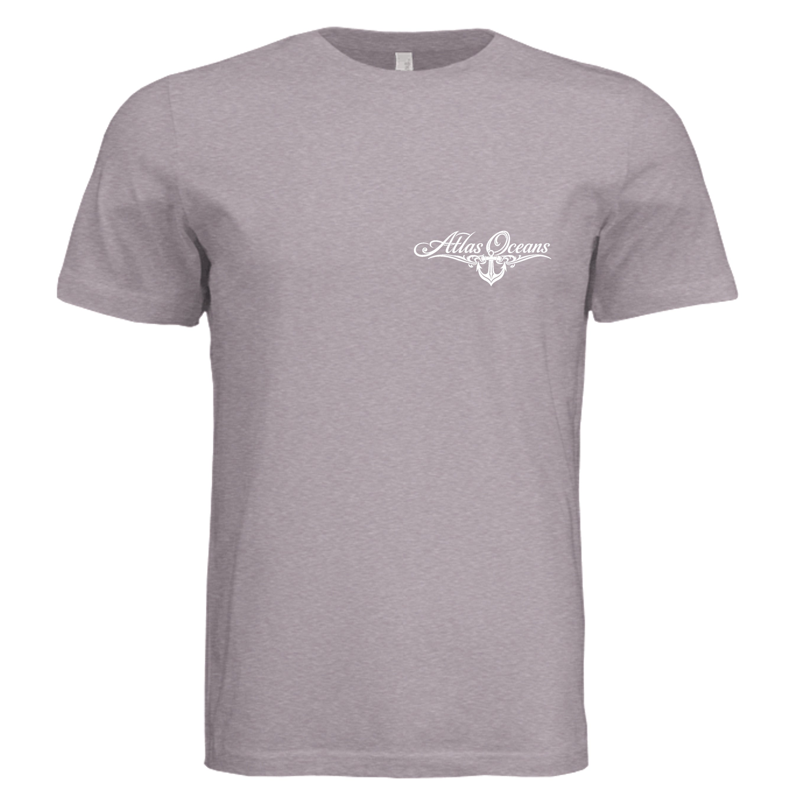 Atlas Oceans True Dive Tee · Pebble Shore · Front