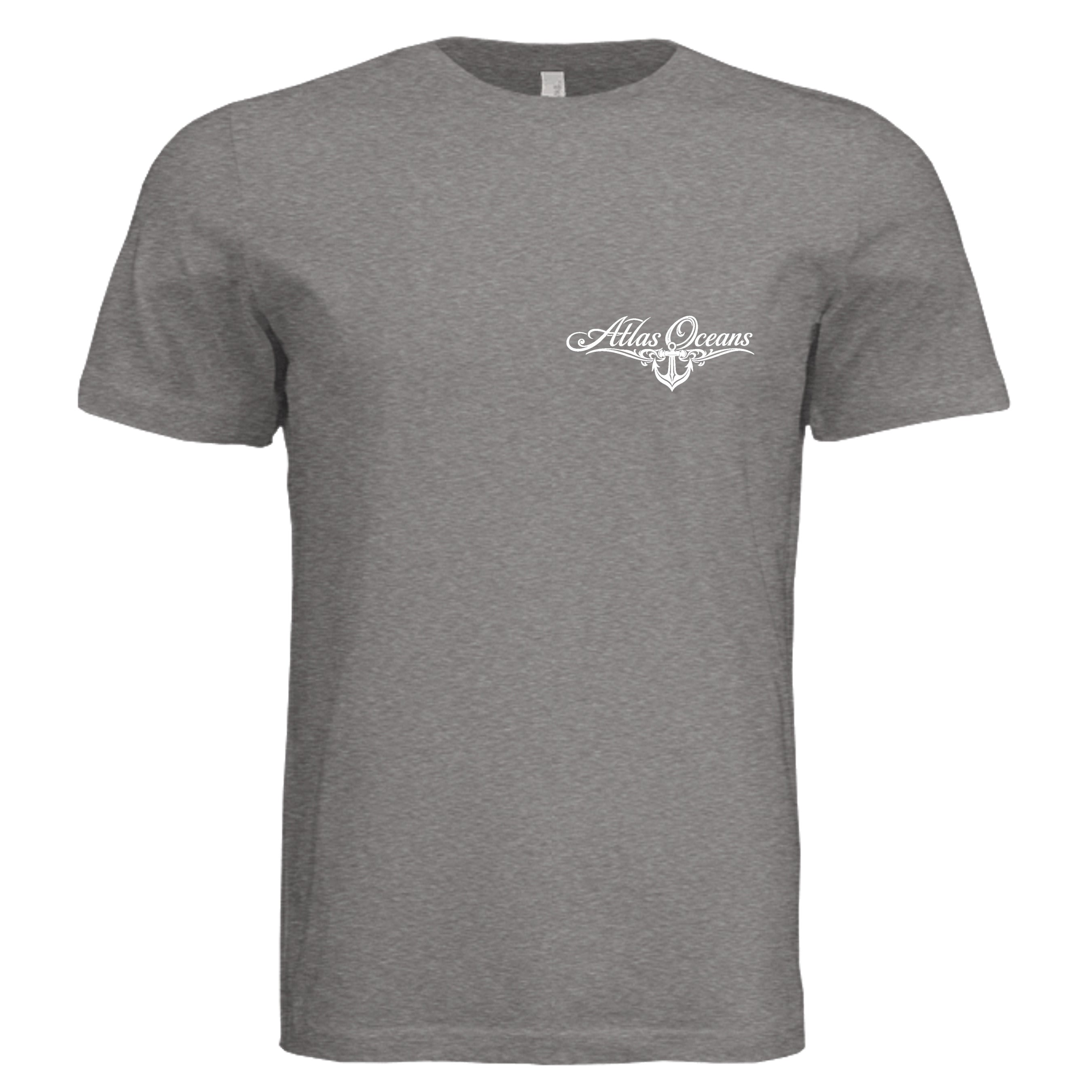 Atlas Oceans True Dive Tee · Dusk Grey · Front