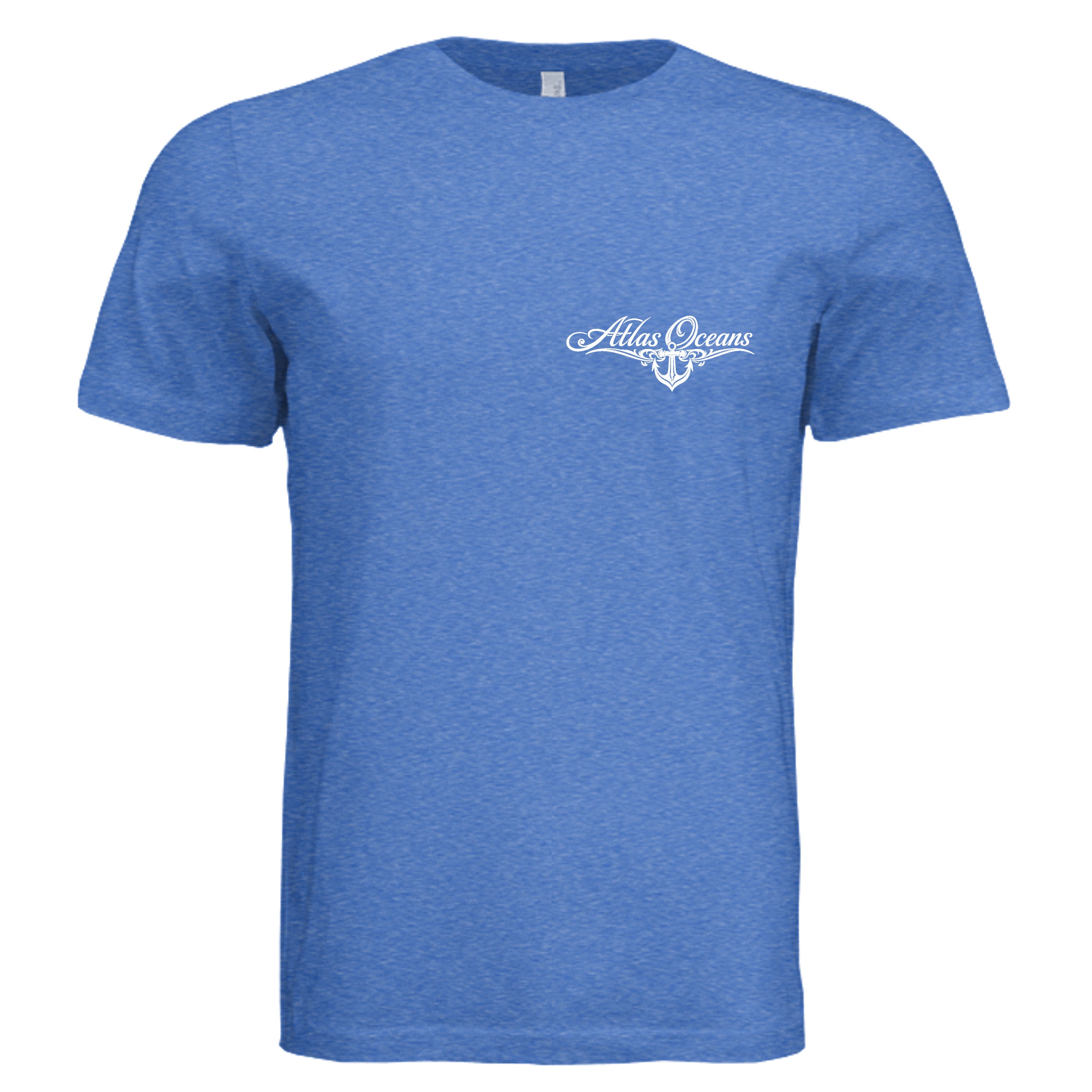 Atlas Oceans True Dive Tee · Royal Tide · Front