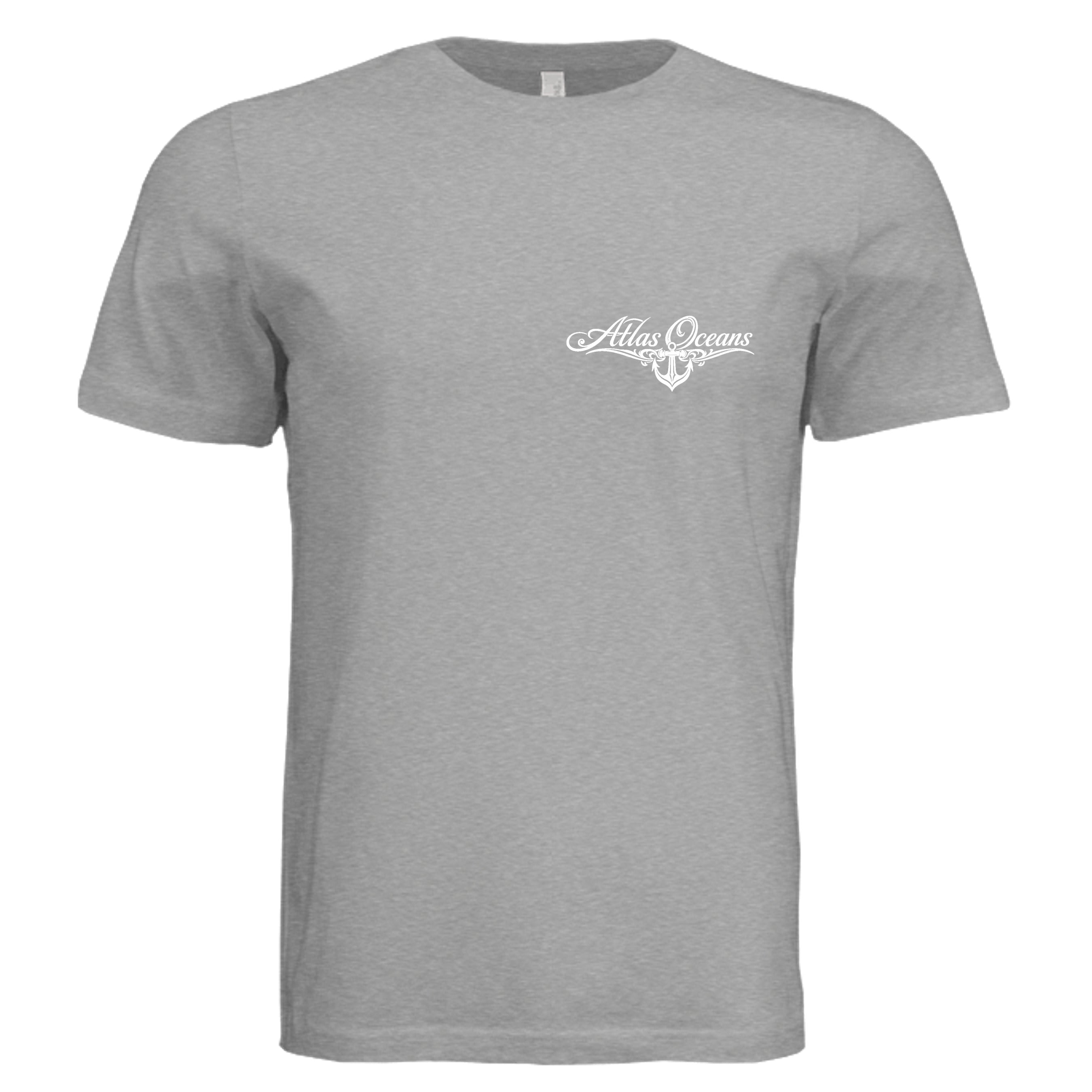 Atlas Oceans True Dive Tee · Surf Grey · Front