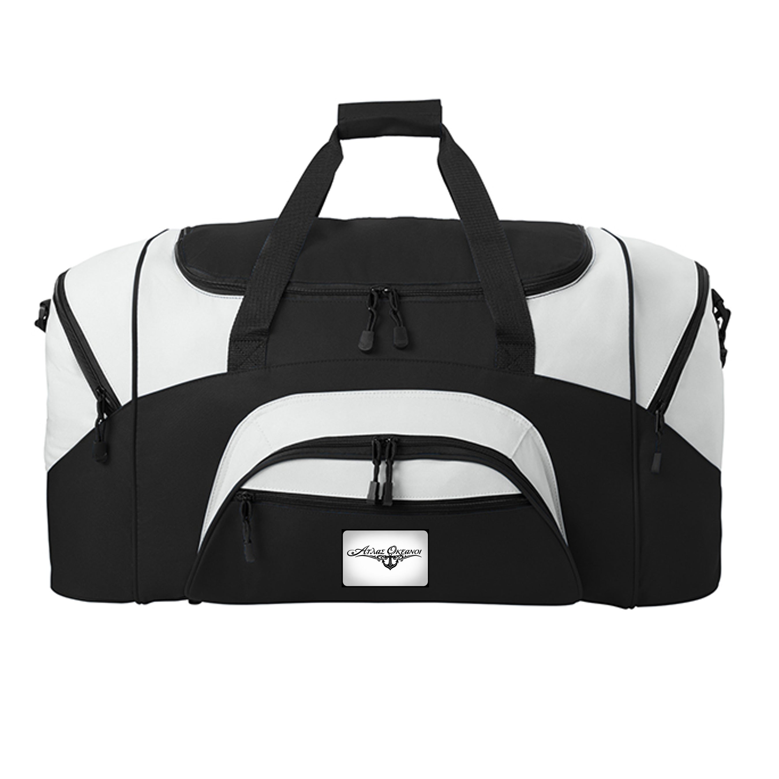 Atlas Oceans Sports Bag · Midnight Snow · Front