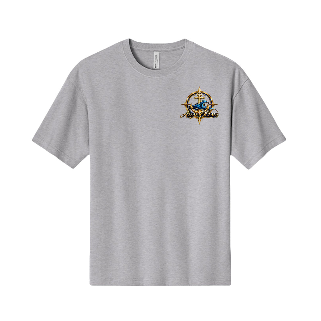 Atlas Oceans VIP Surfer T-Shirt in Athletic Heather, Front View