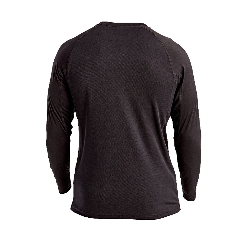 Atlas Oceans UPF 40+ Long Sleeve Performance T-Shirt · Midnight Black · Back