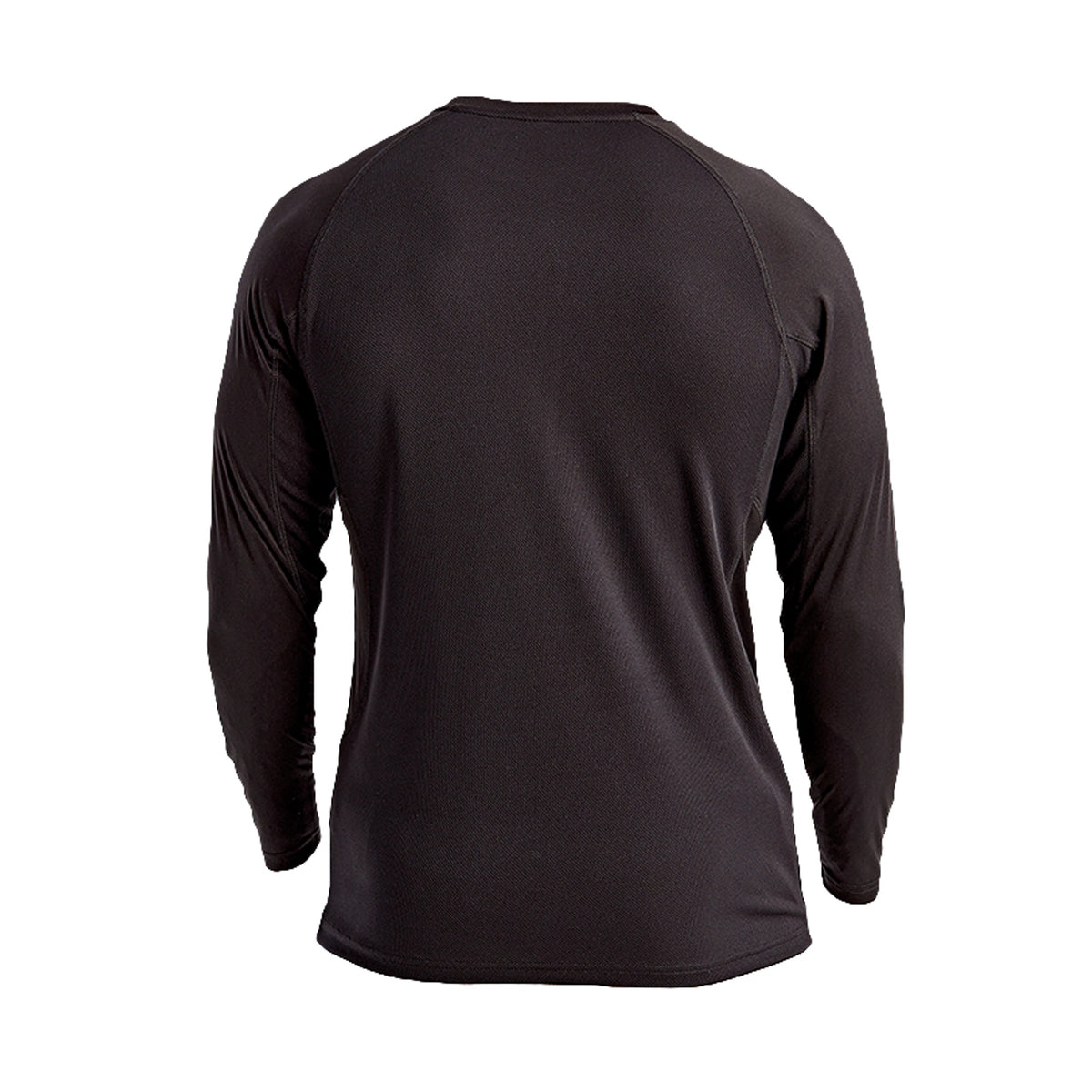 Atlas Oceans UPF 40+ Long Sleeve Performance T-Shirt · Midnight Black · Back