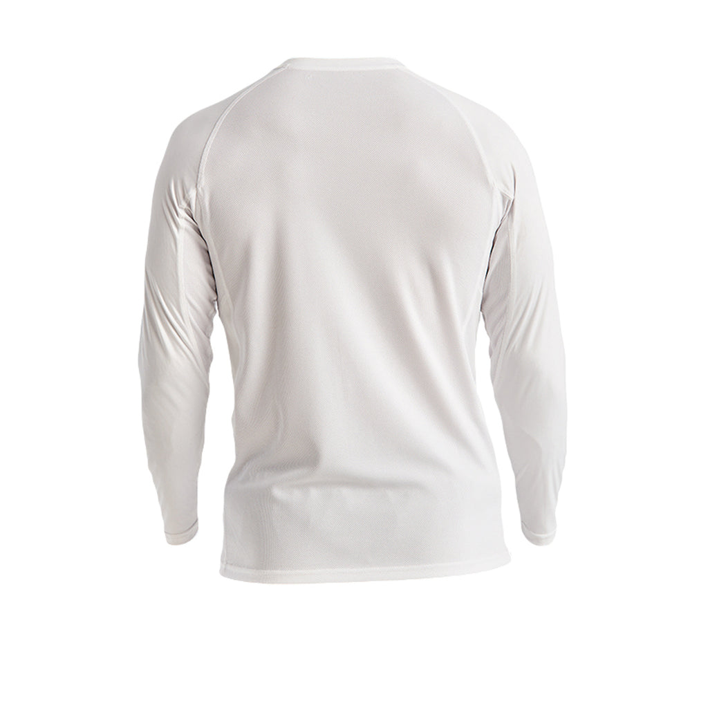 Atlas Oceans UPF 40+ Long Sleeve Performance T-Shirt · White Foam  ·  Back