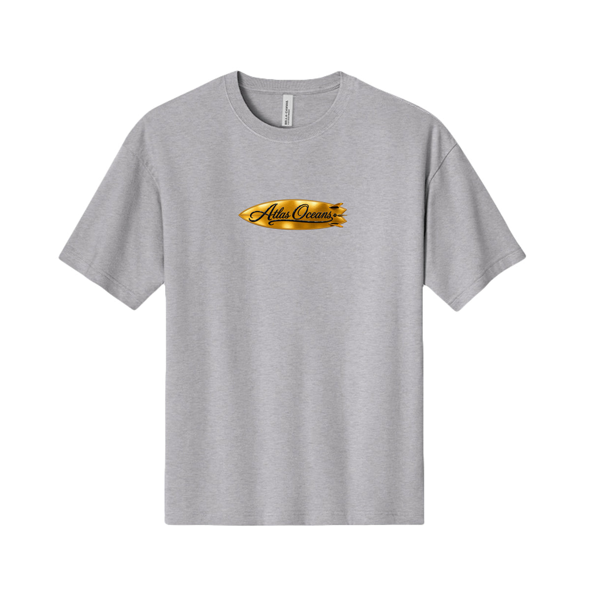 Atlas Oceans Sweet Surf T-Shirt · Heather Grey · Front