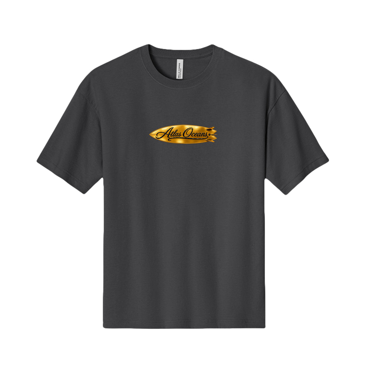 Atlas Oceans Sweet Surf T-Shirt · Coastal Charcoal · Front